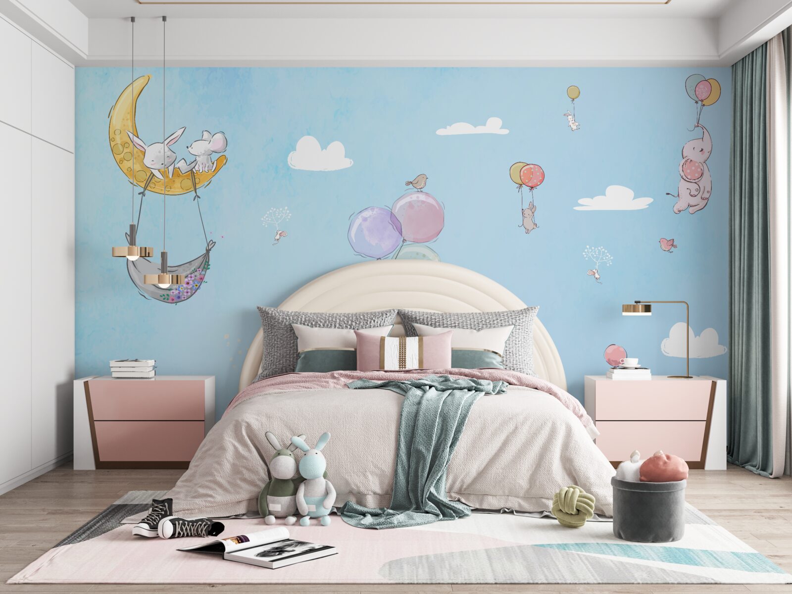 Fototapeta balony i zwierzęta