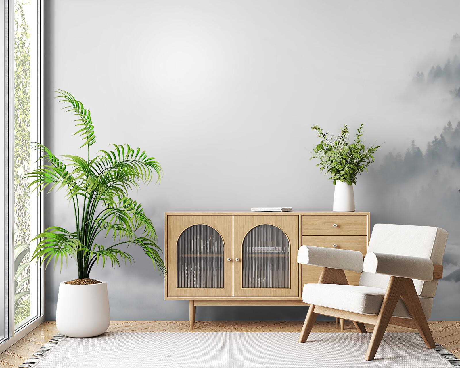 Fototapeta w zimowym lesie słychać wycie wilków