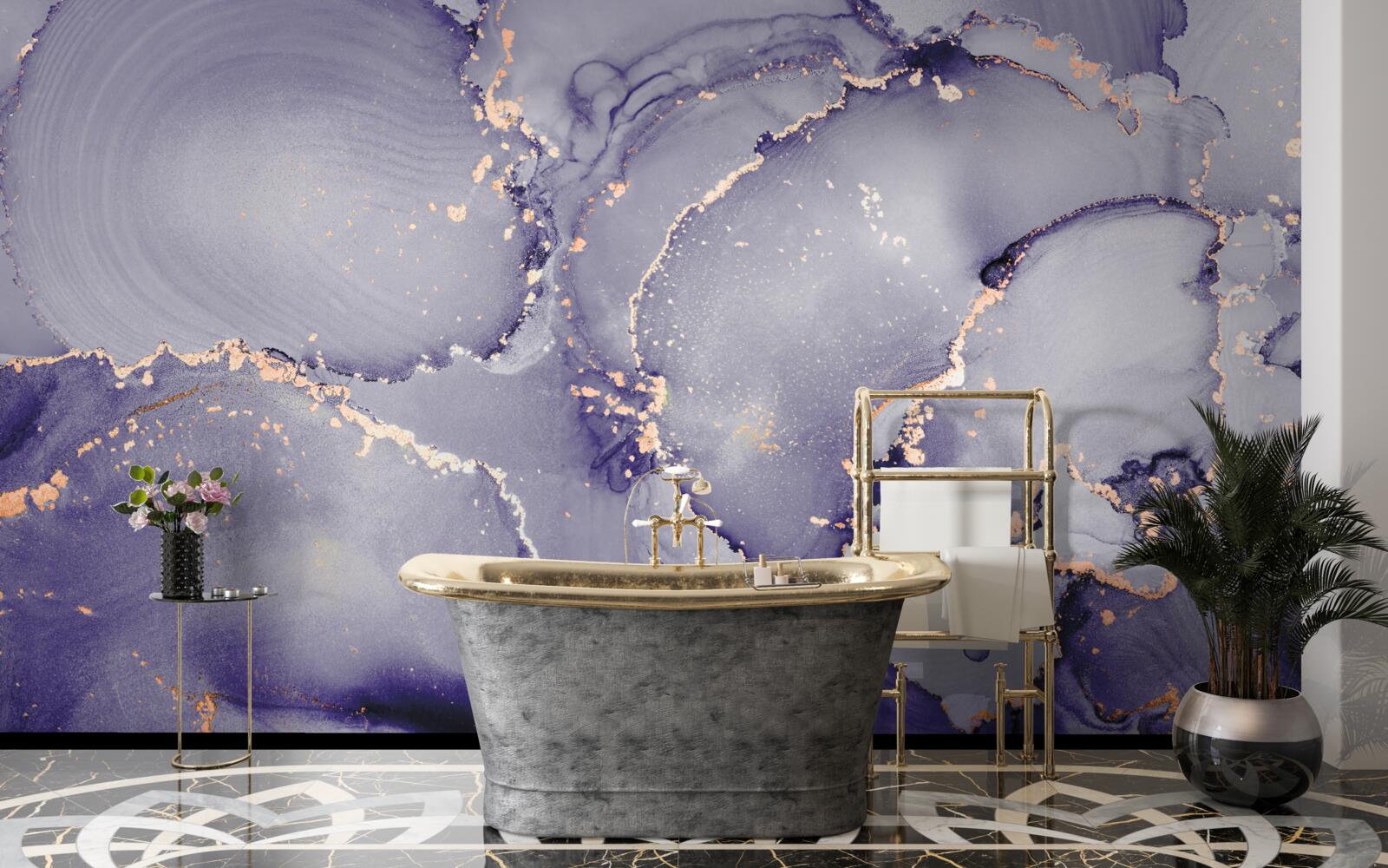 Fototapeta marmur liliowo-fioletowy