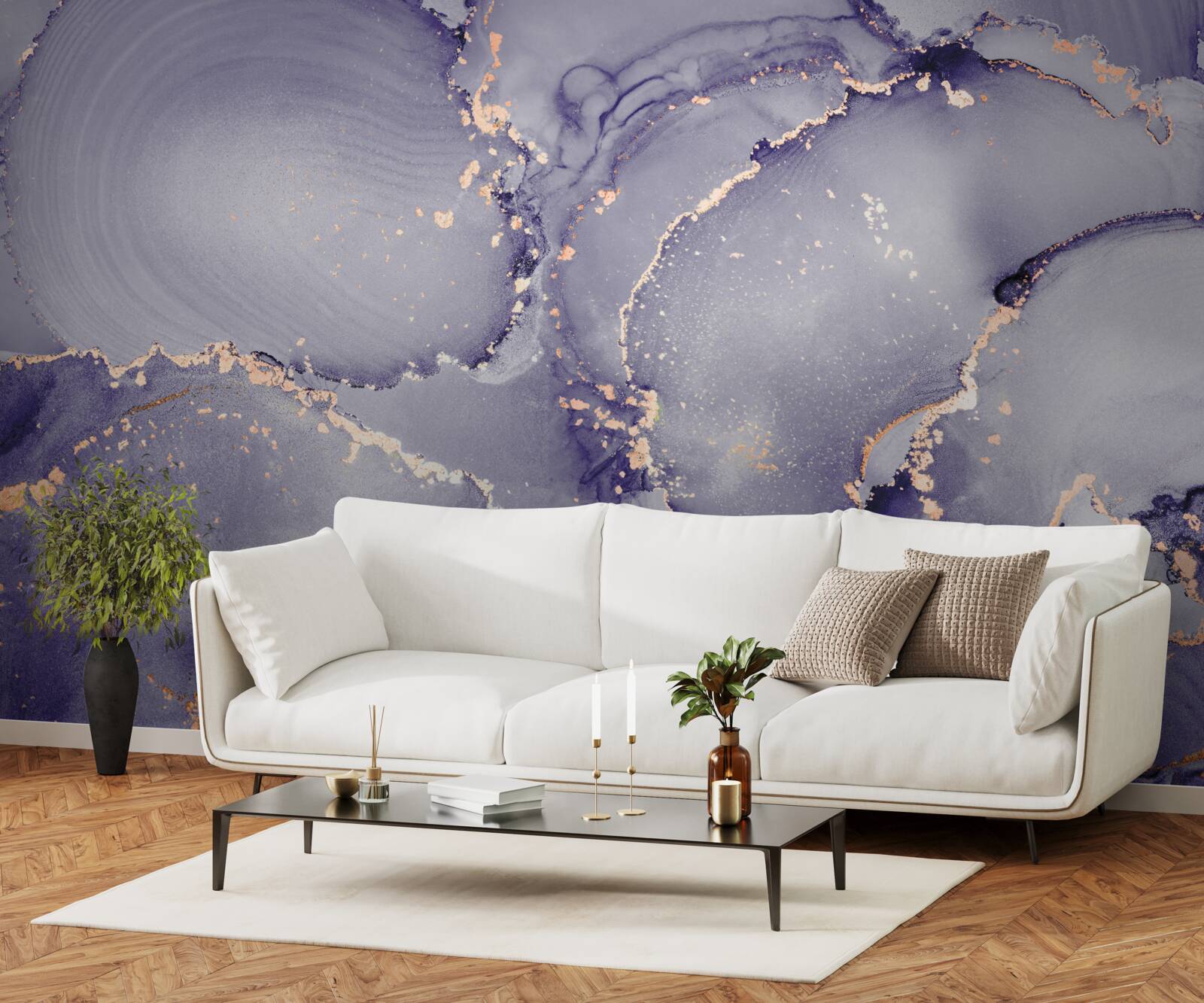 Fototapeta marmur liliowo-fioletowy