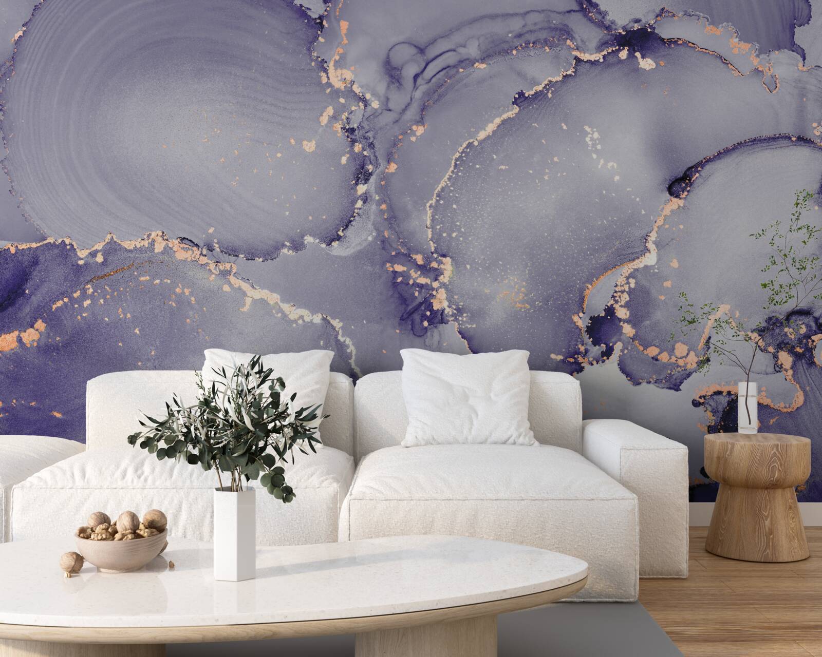 Fototapeta marmur liliowo-fioletowy