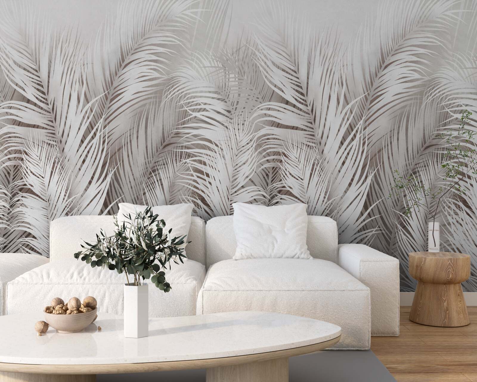 Fototapeta bujna jasna paproć