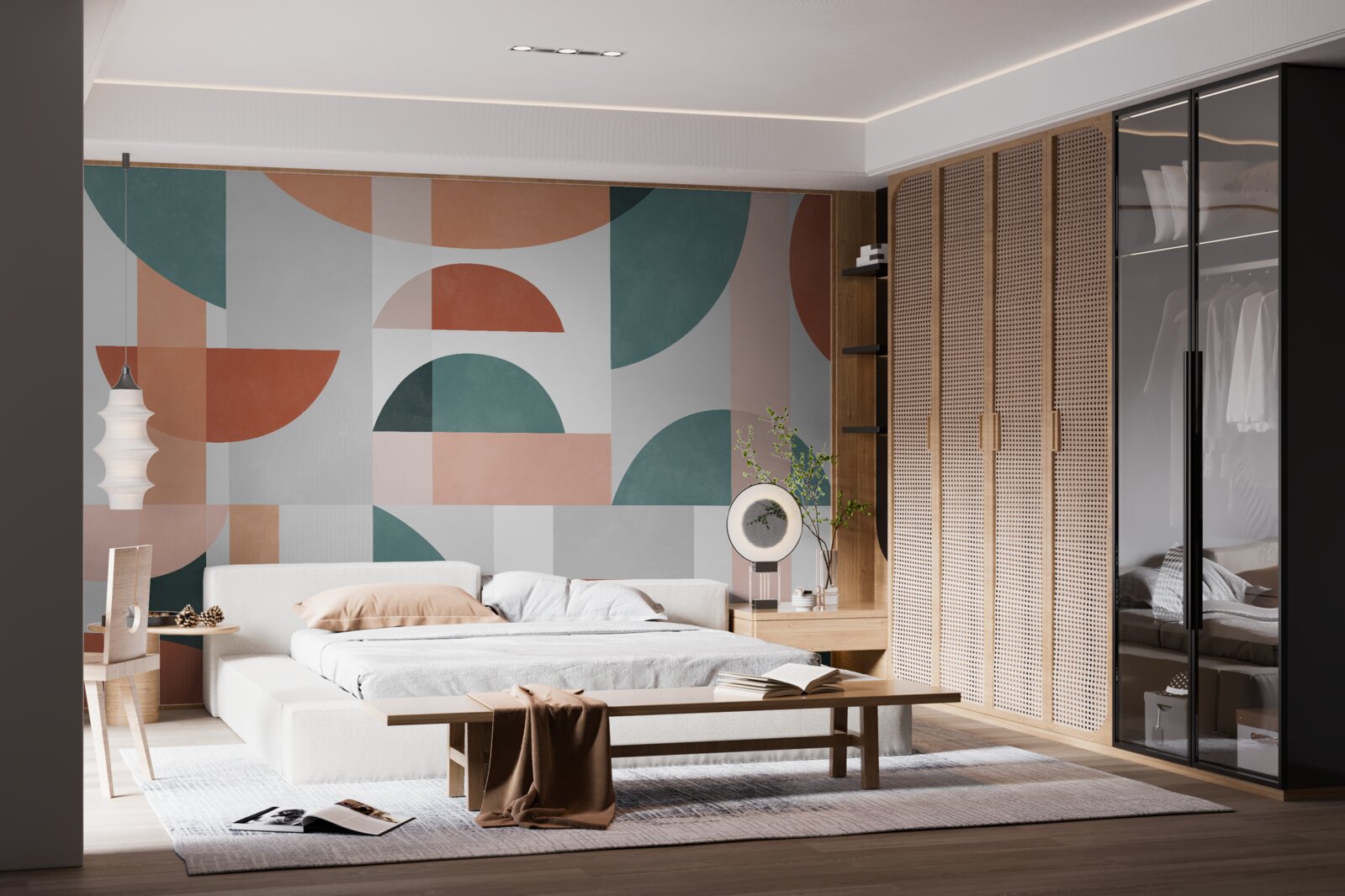 Fototapeta kształty geometryczne w abstrakcji