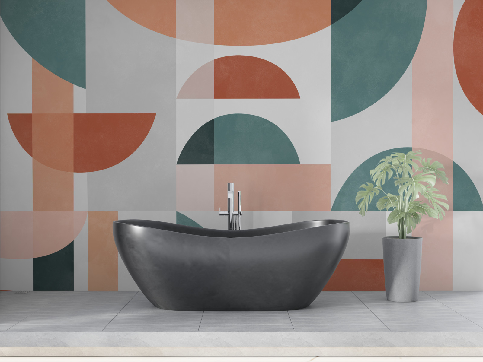 Fototapeta kształty geometryczne w abstrakcji