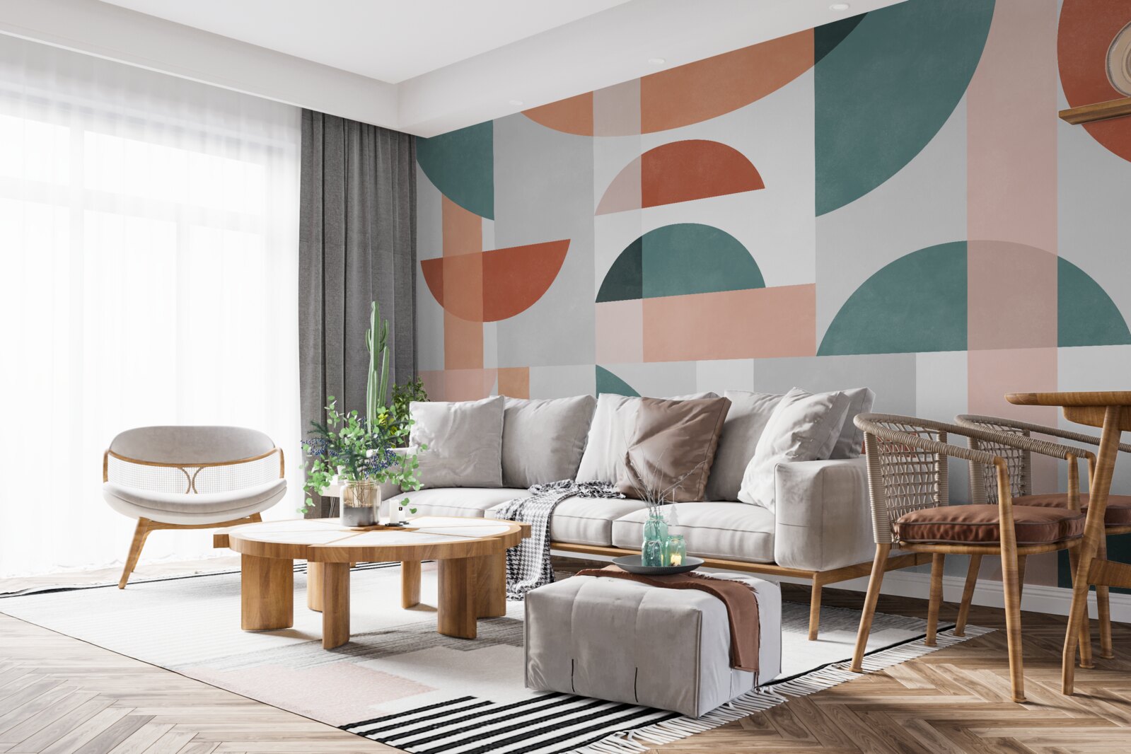 Fototapeta kształty geometryczne w abstrakcji