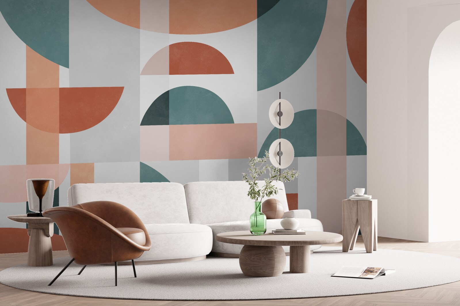 Fototapeta kształty geometryczne w abstrakcji