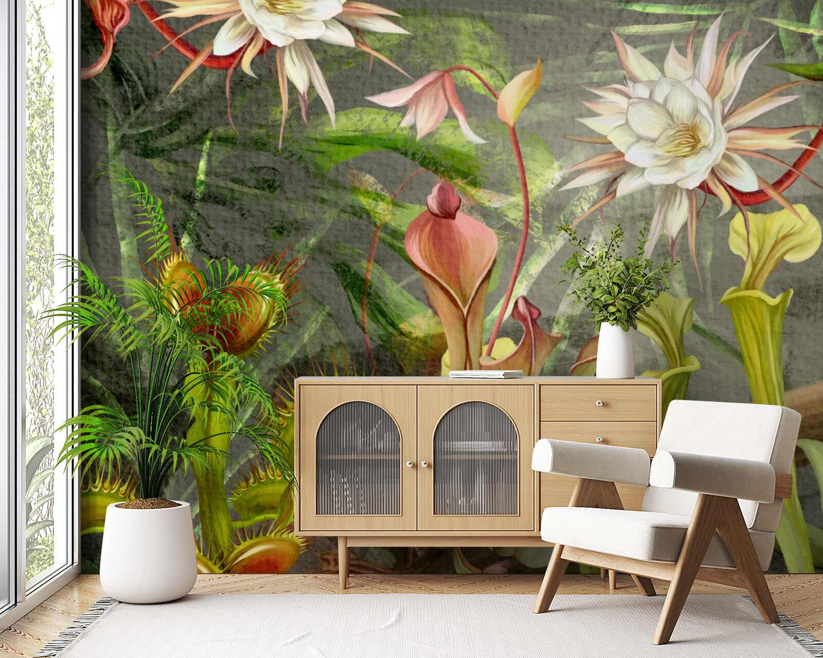 Fototapeta rośliny mięsożerne regionów tropikalnych