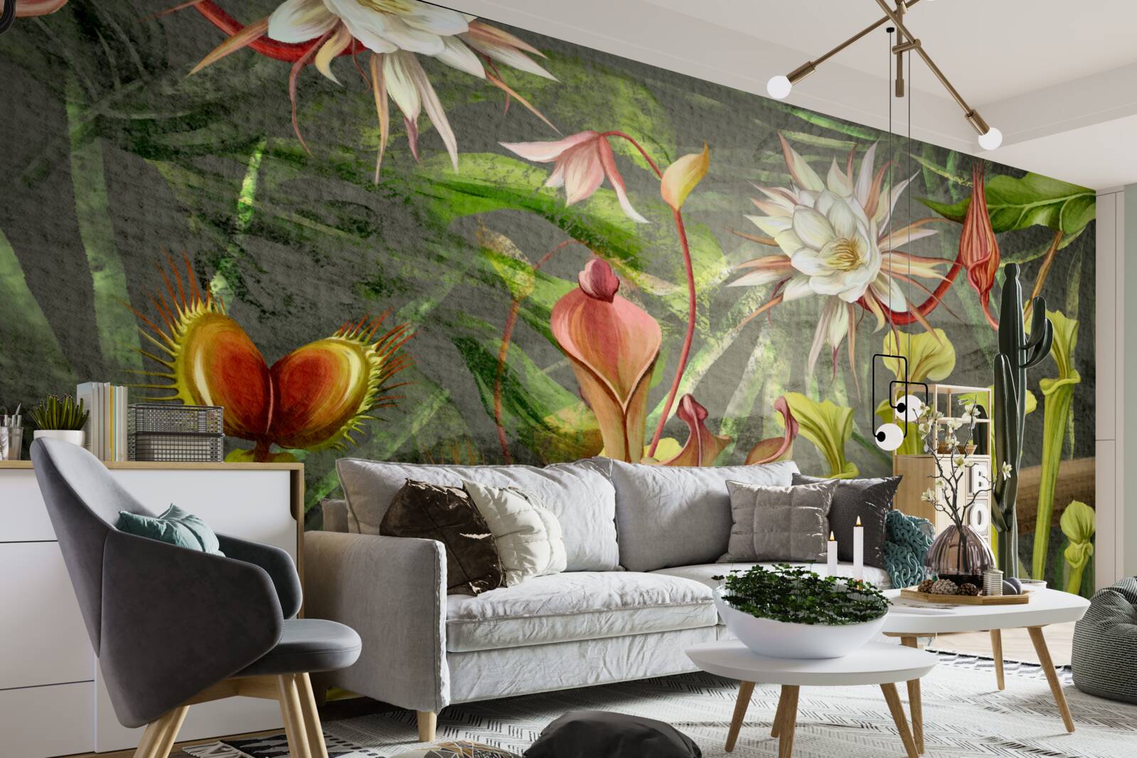 Fototapeta rośliny mięsożerne regionów tropikalnych