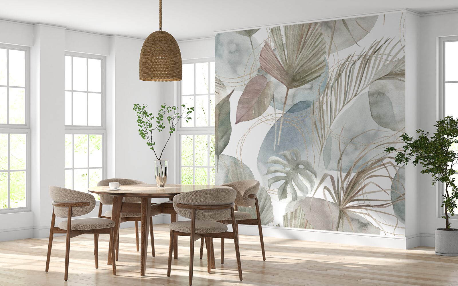 Fototapeta różnorodność liści w regionach tropikalnych