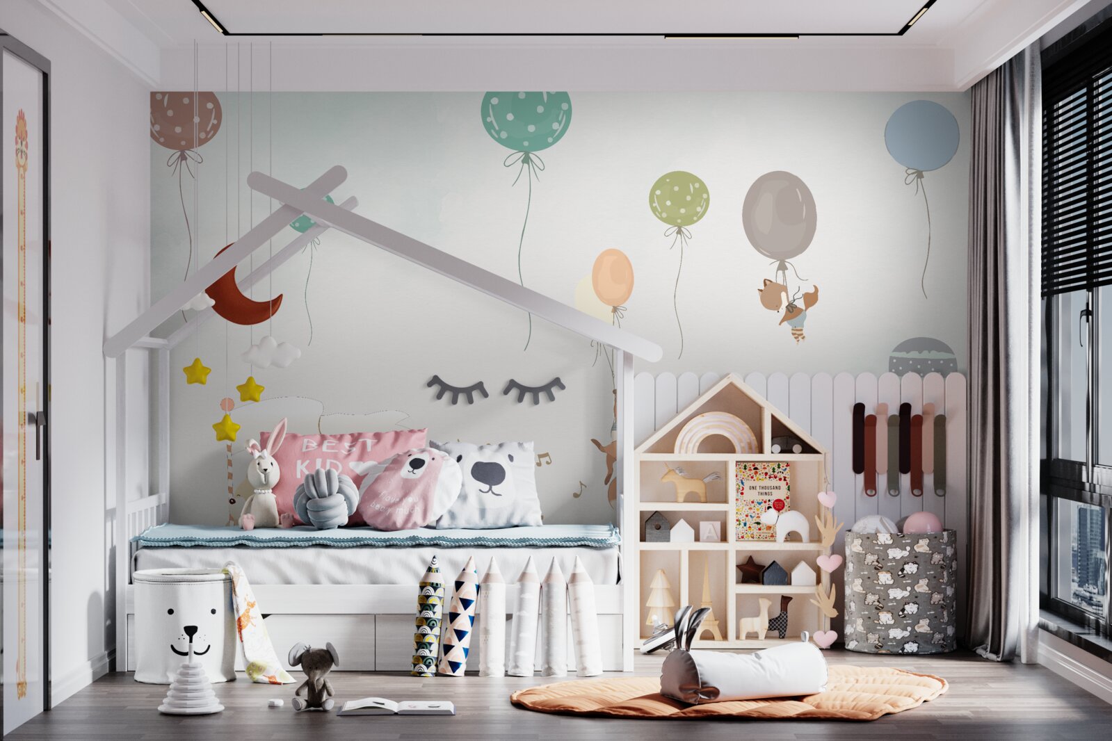 Fototapeta zwierzęta idą na przyjęcie urodzinowe