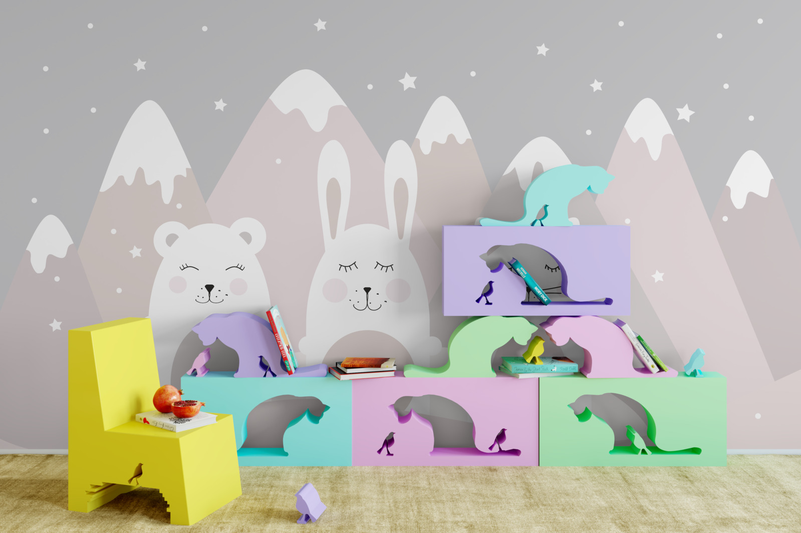 Fototapeta zwierzęta górskie