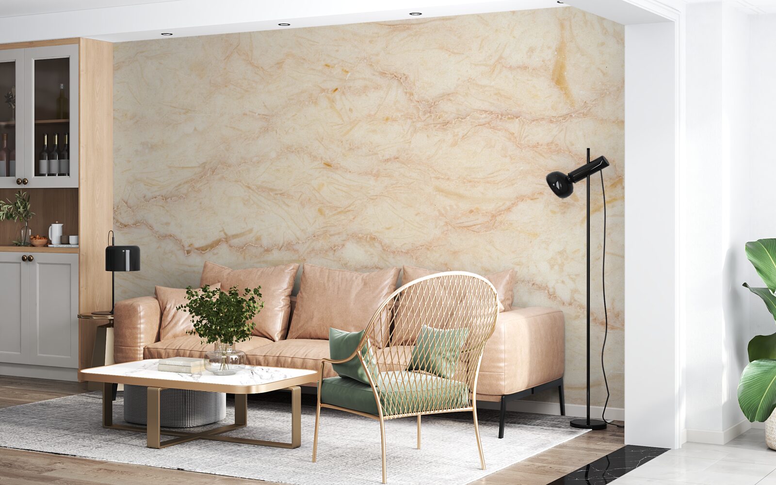 Fototapeta wiatr niosący piasek na pole