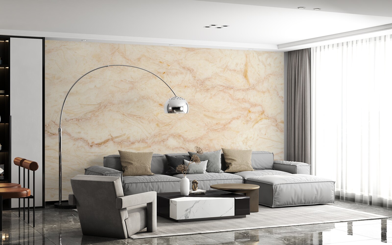 Fototapeta wiatr niosący piasek na pole