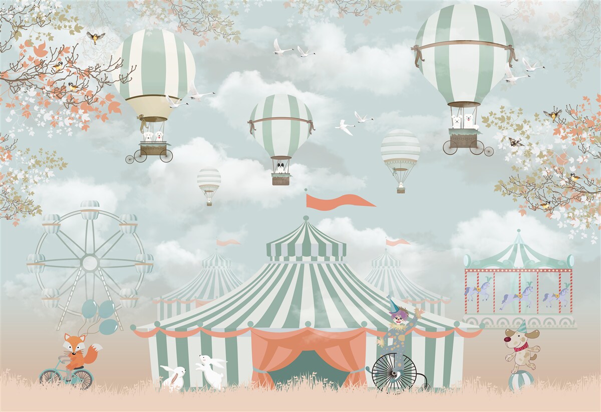 Fototapeta przedstawiciele sztuki cyrkowej