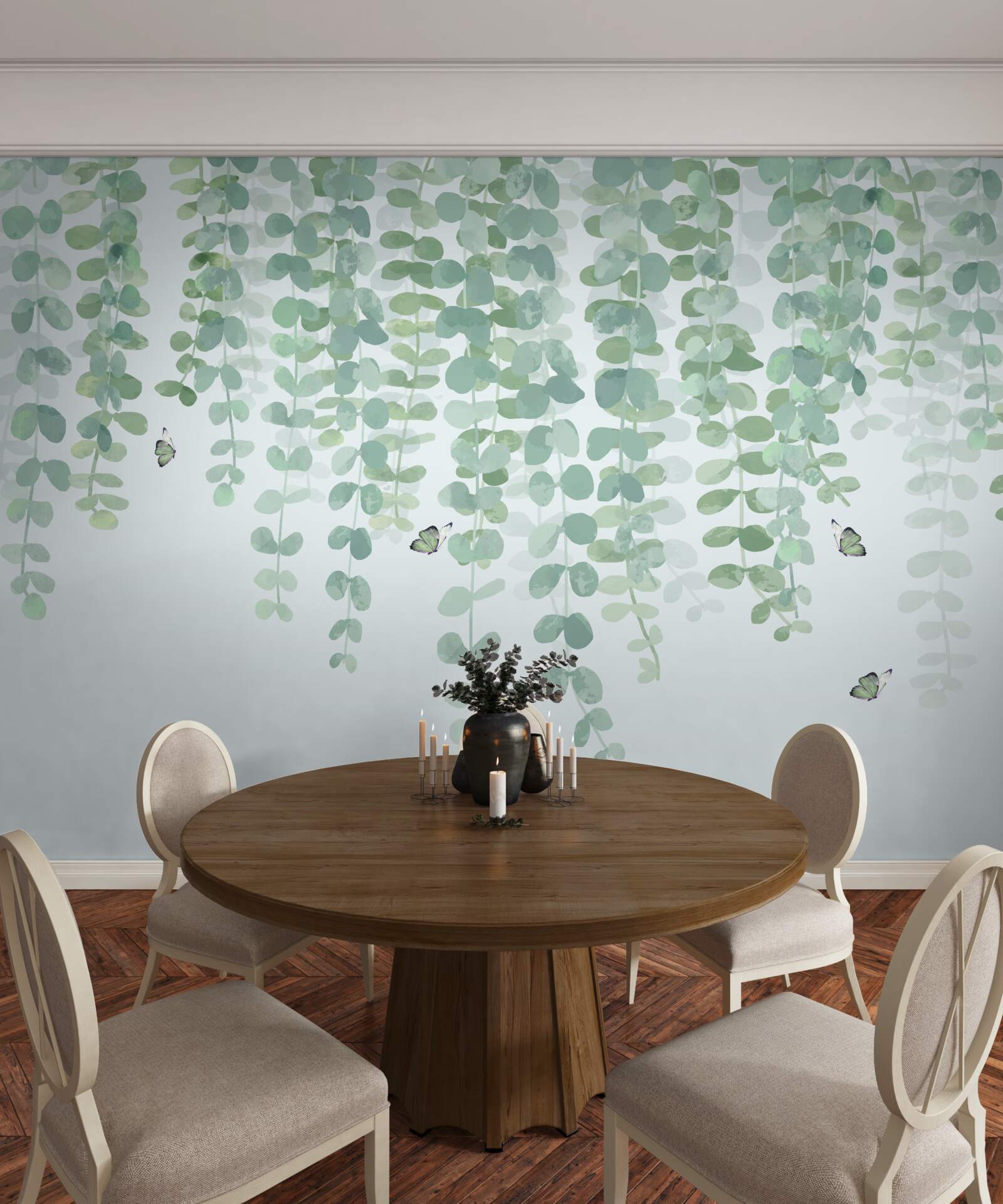 Fototapeta liście eukaliptusa są zielone