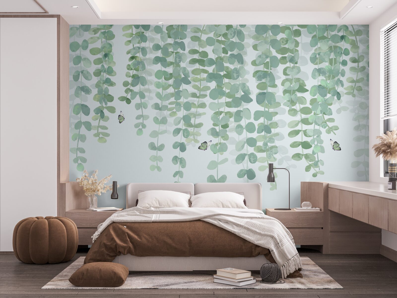 Fototapeta liście eukaliptusa są zielone