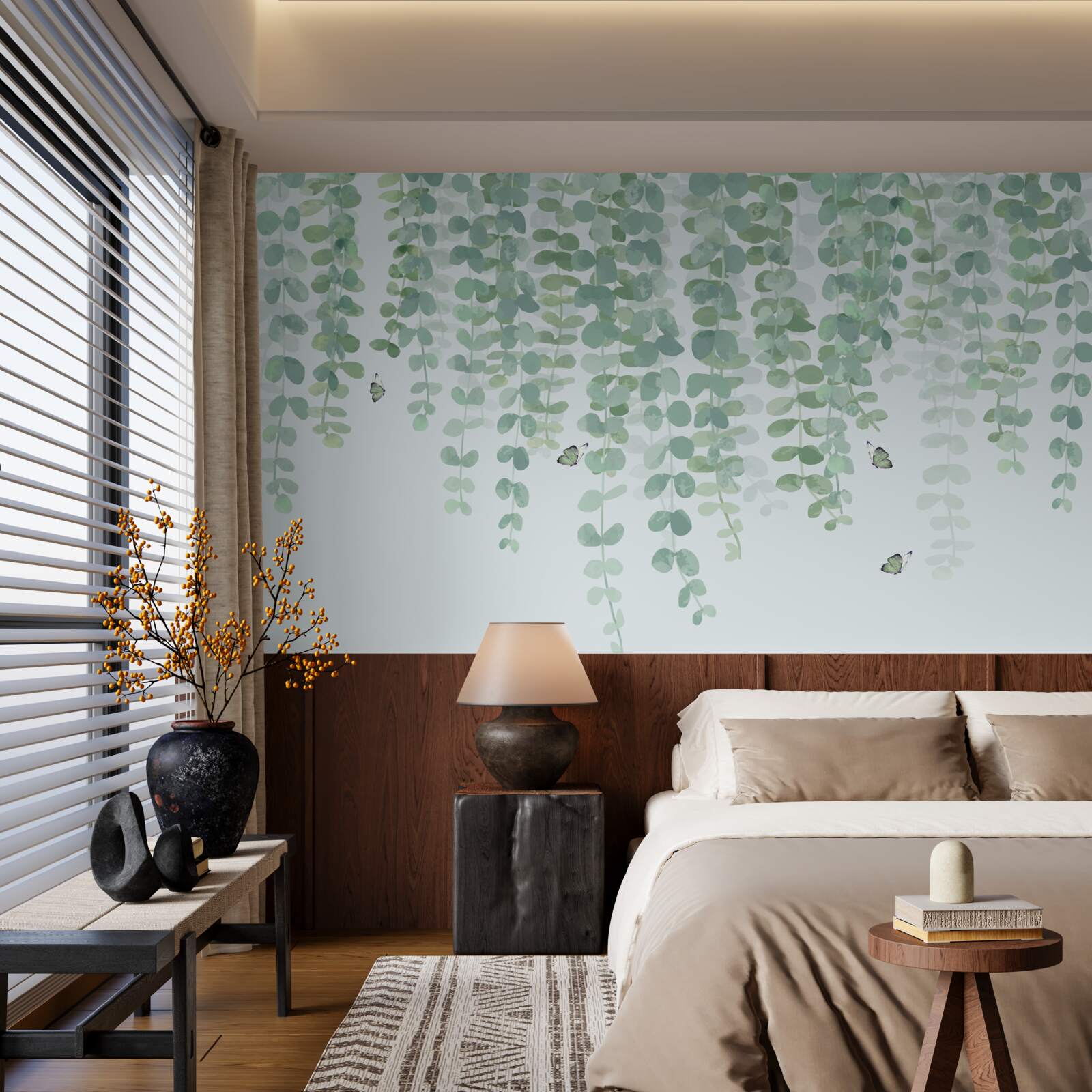 Fototapeta liście eukaliptusa są zielone