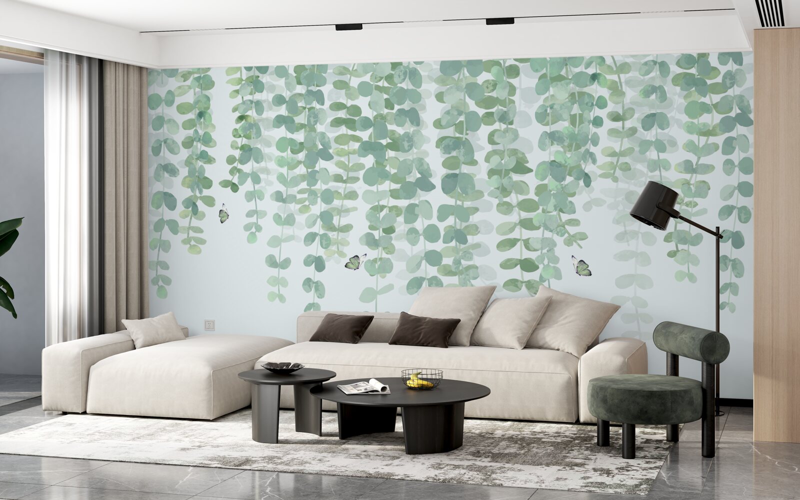 Fototapeta liście eukaliptusa są zielone