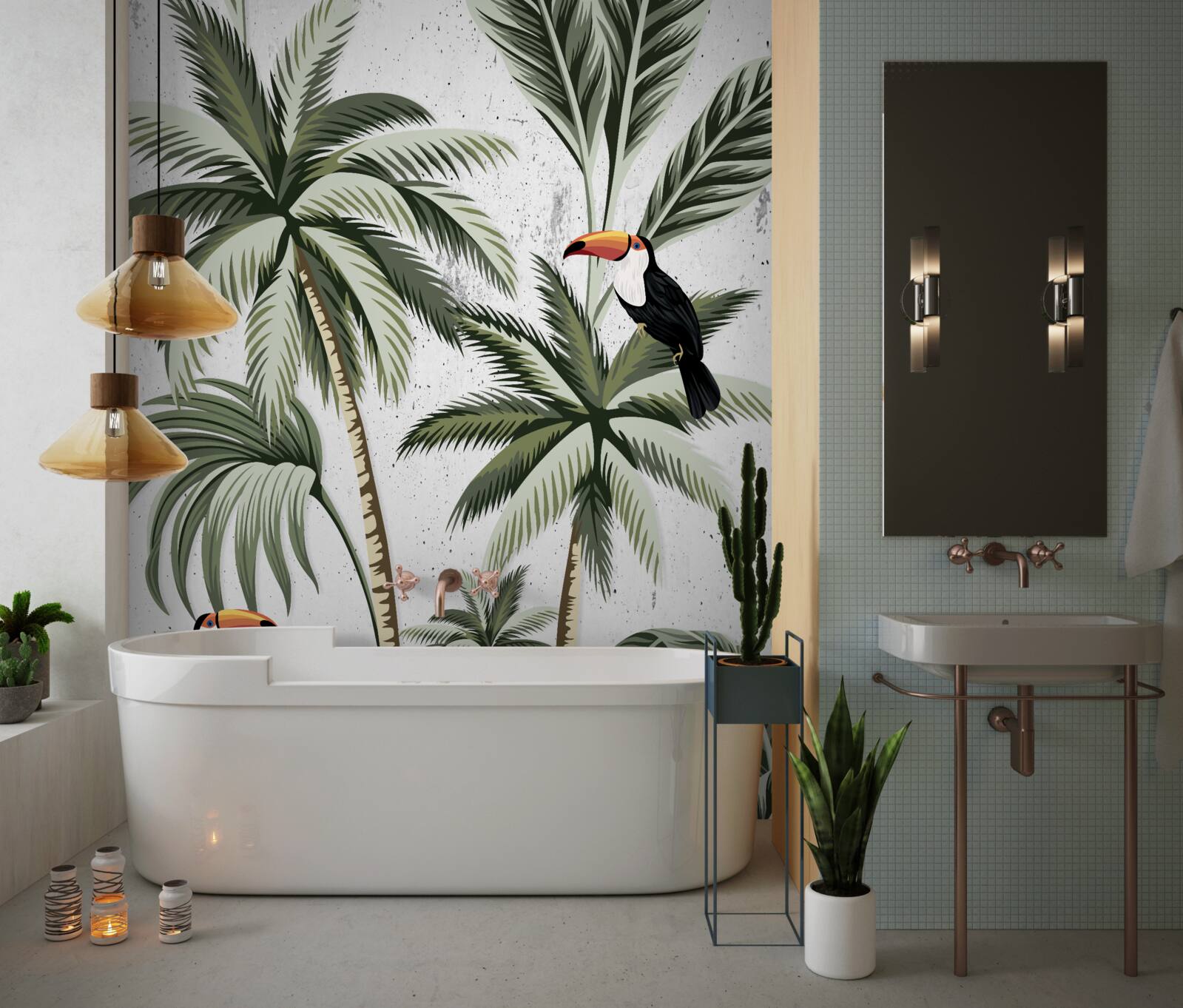 Fototapeta ptaki na drzewach