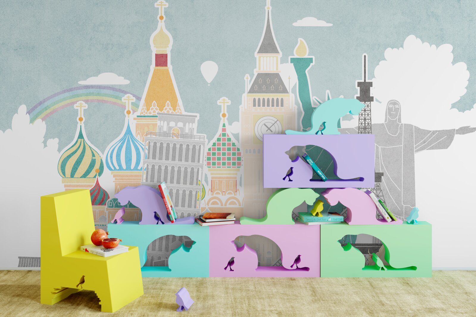 Fototapeta miejsca znane na całym świecie