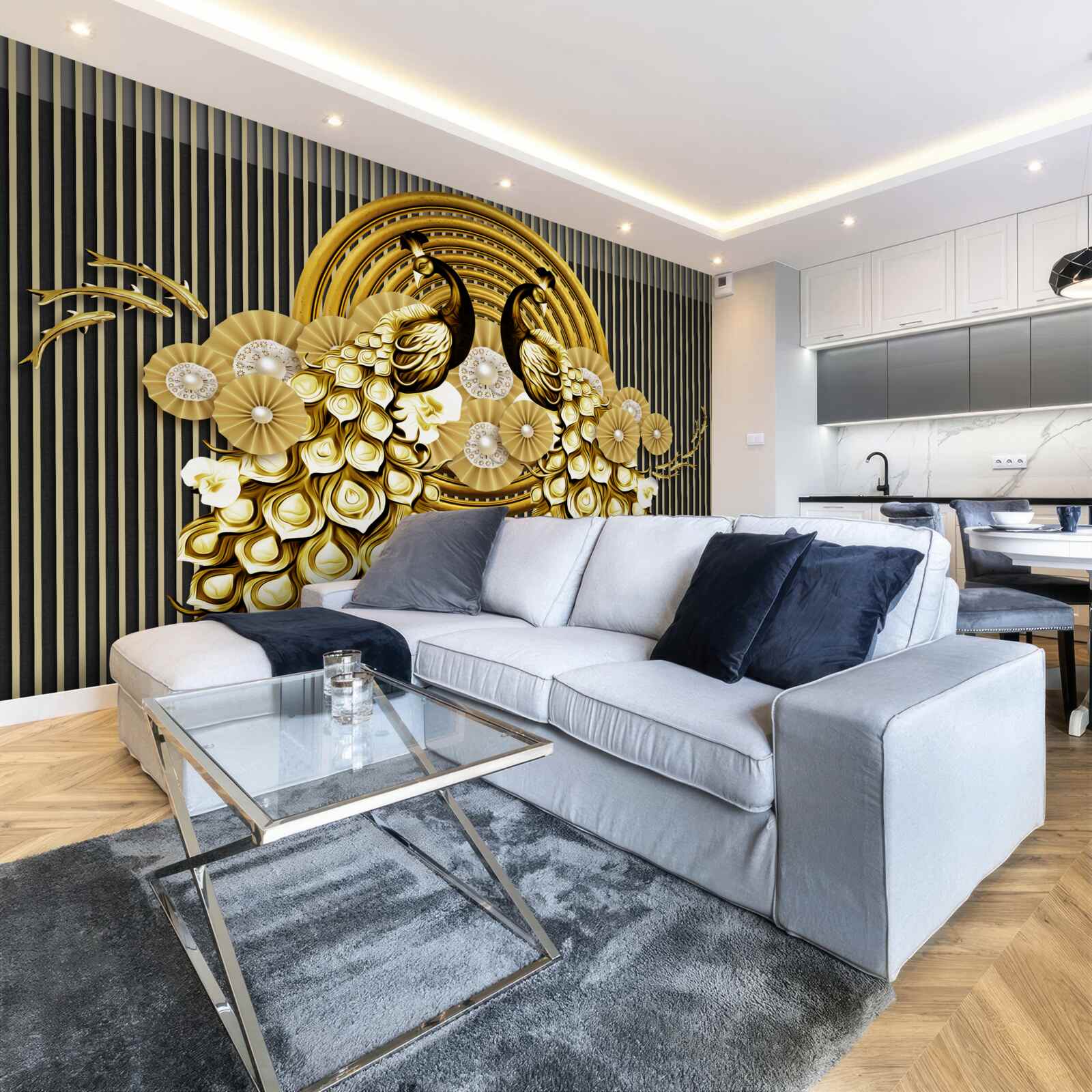 Fototapeta produkty z wizerunkami pawi