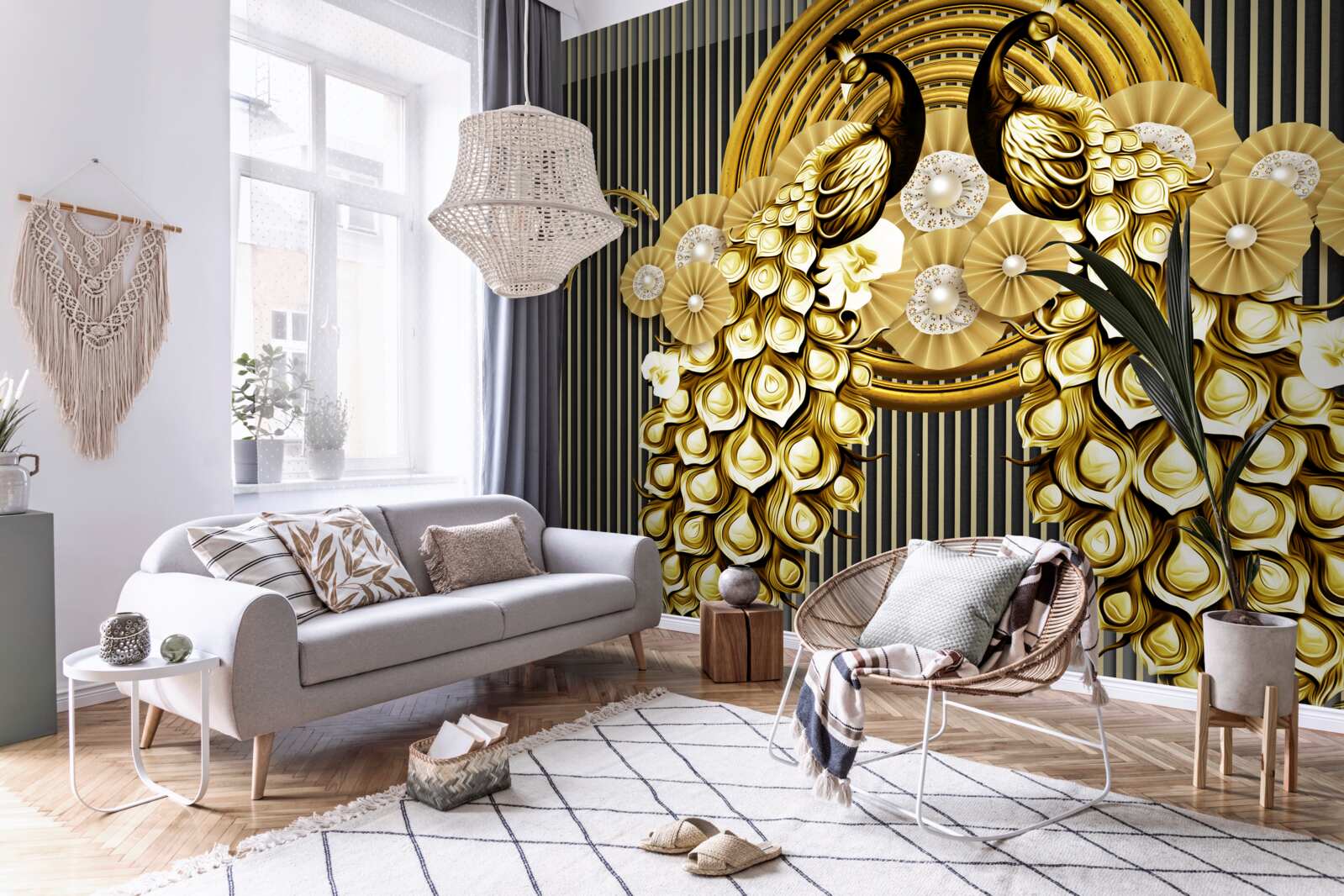 Fototapeta produkty z wizerunkami pawi