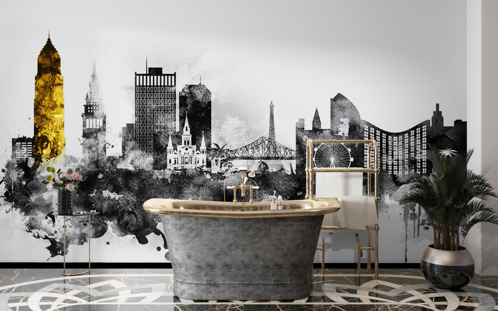 Fototapeta abstrakcja architektoniczna przestrzeni miejskiej