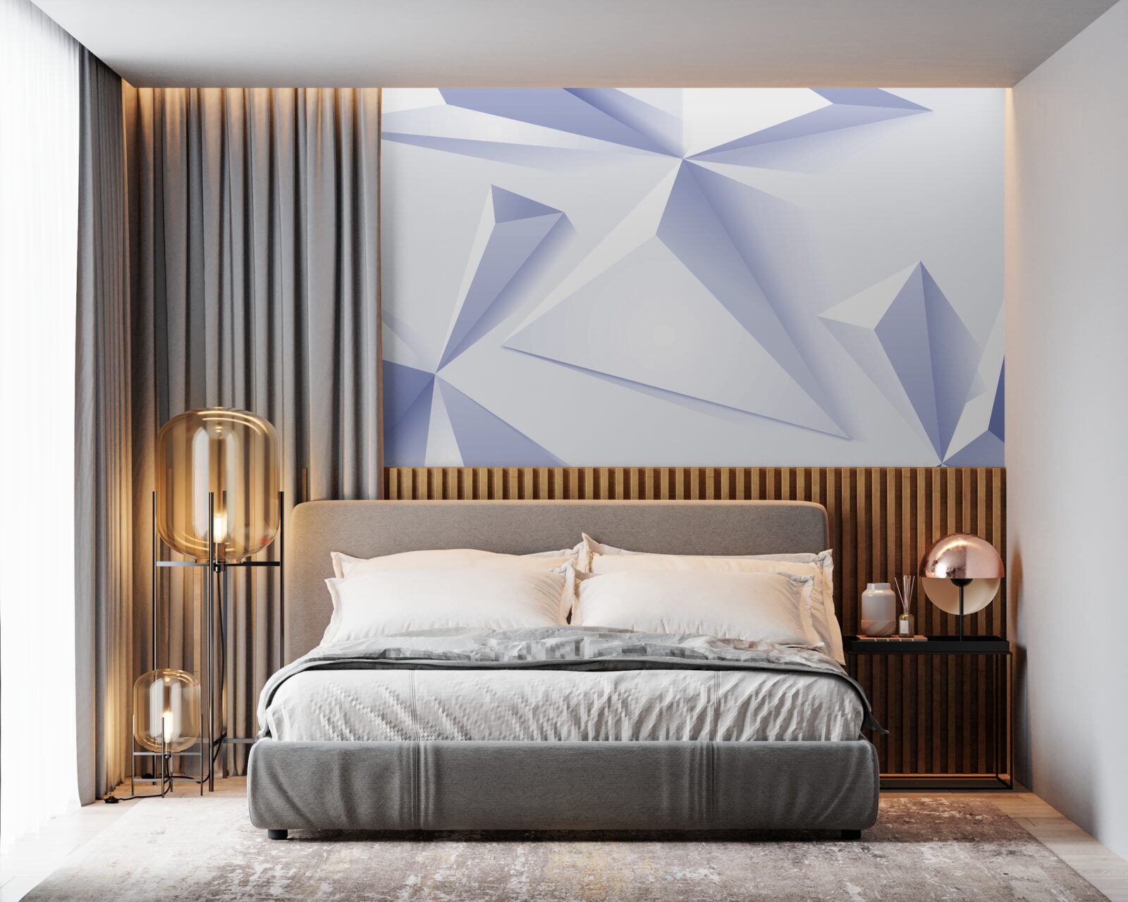 Fototapeta lekkie piramidy 3d