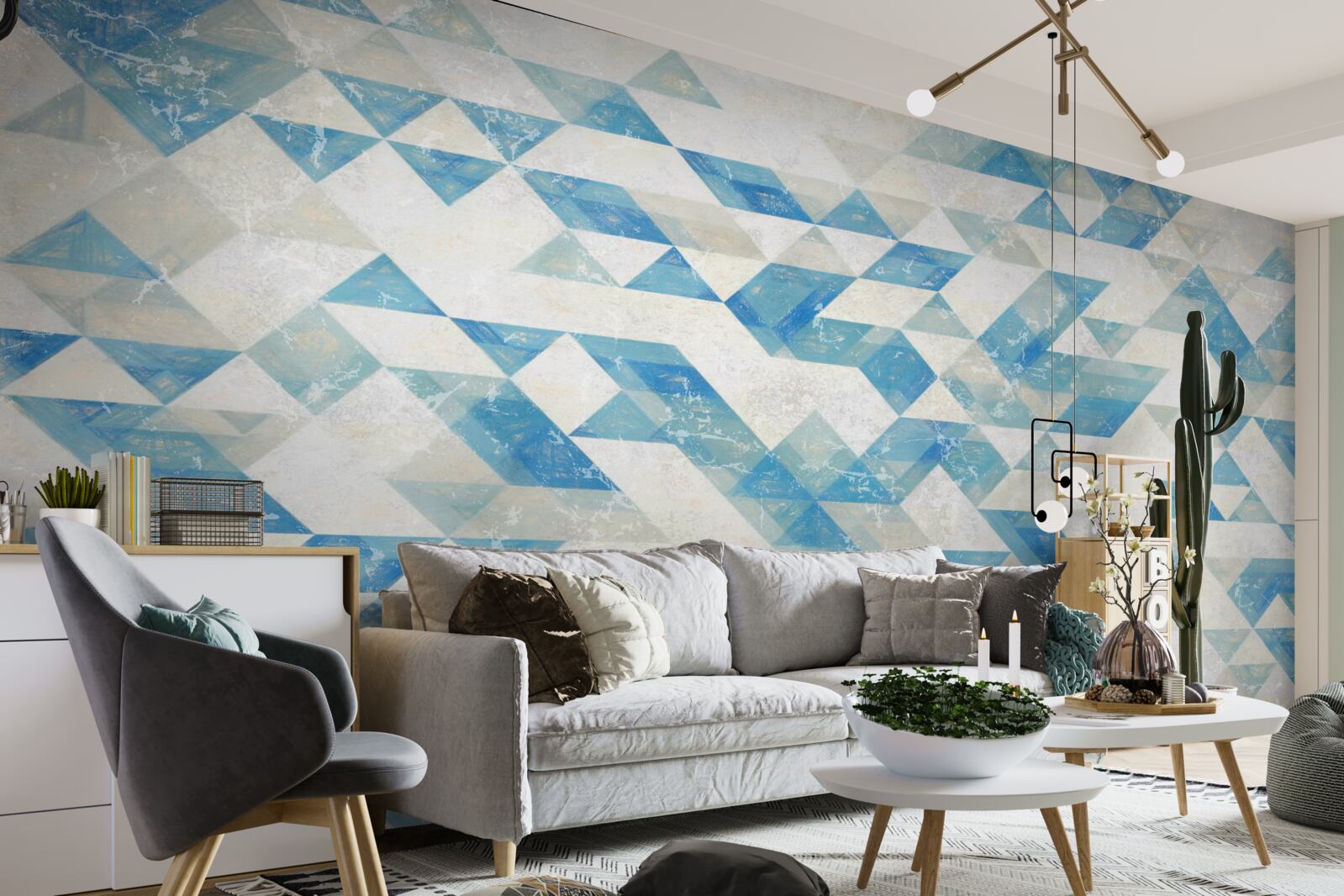 Fototapeta kształty geometryczne w abstrakcji