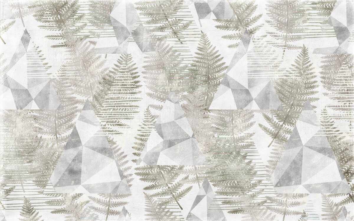 Fototapeta abstrakcja z liśćmi tropikalnymi