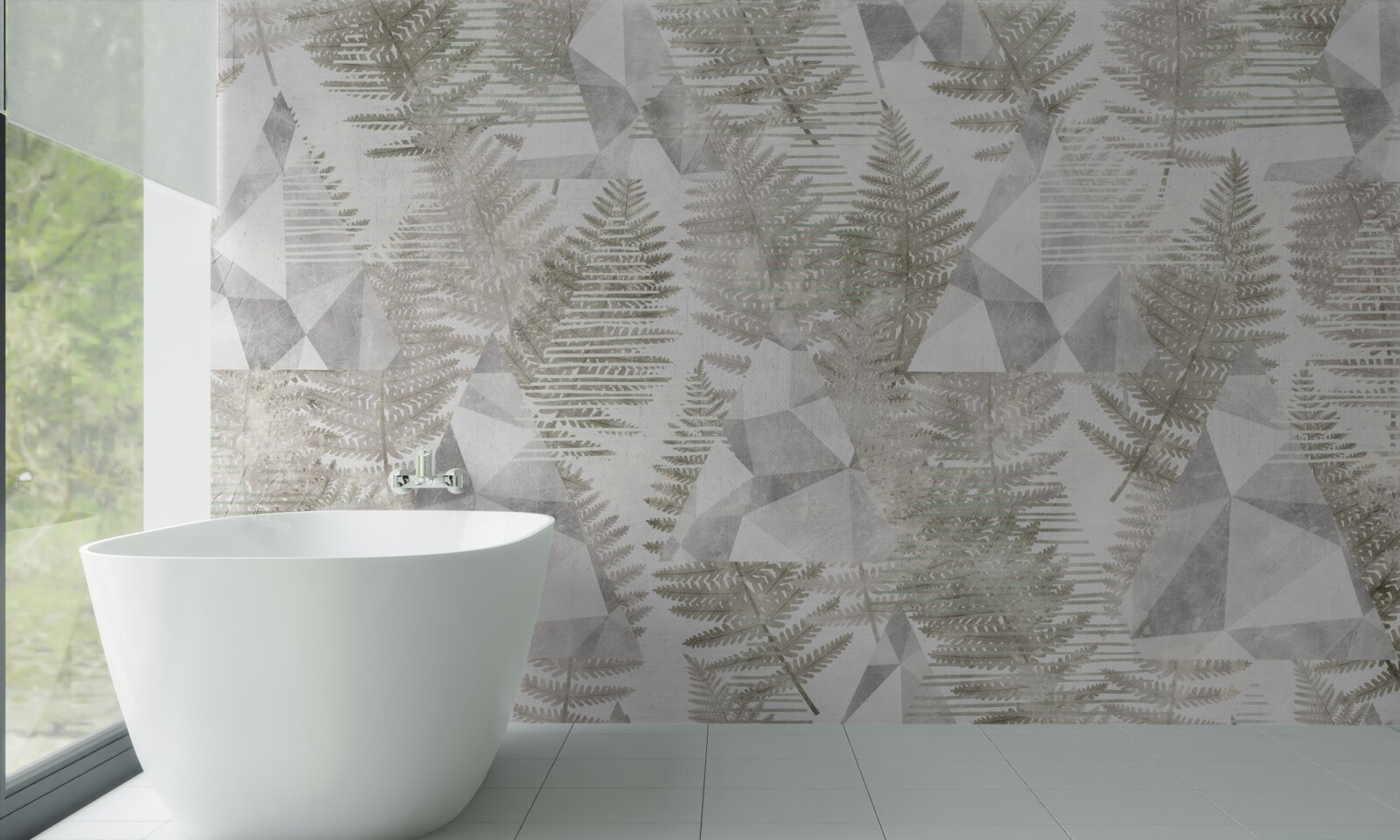 Fototapeta abstrakcja z liśćmi tropikalnymi