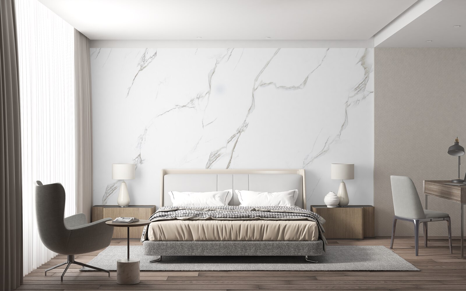 Fototapeta marmur śnieżnobiały