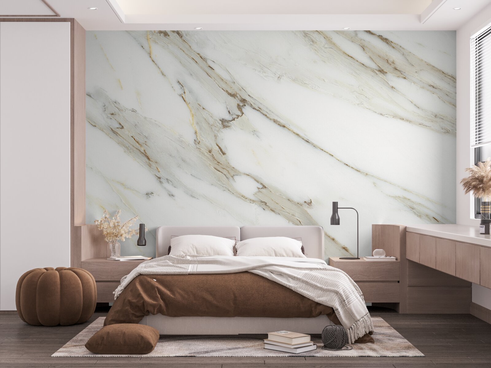 Fototapeta złoto i srebro z marmurem