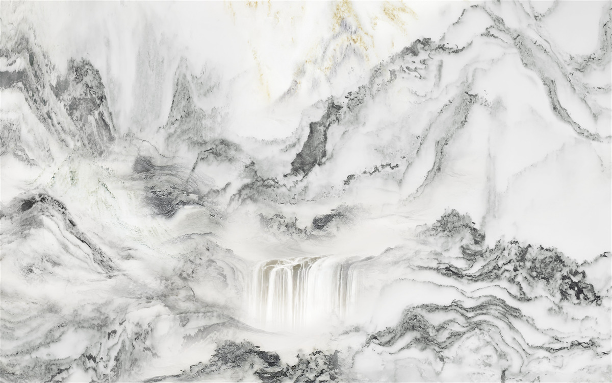 Fototapeta marmurowa tekstura z widokiem na góry