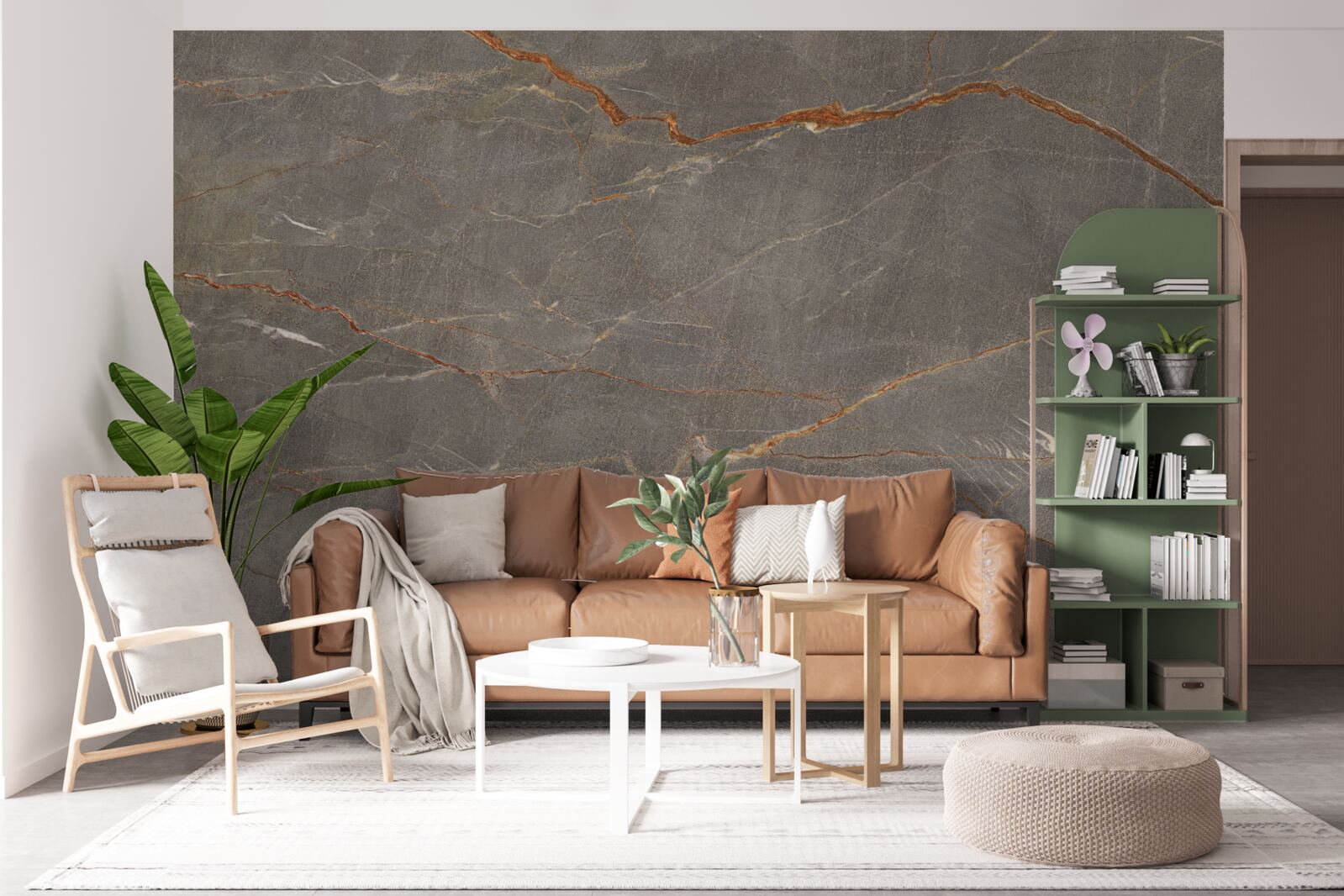 Fototapeta brązowy marmur ze złotym odcieniem