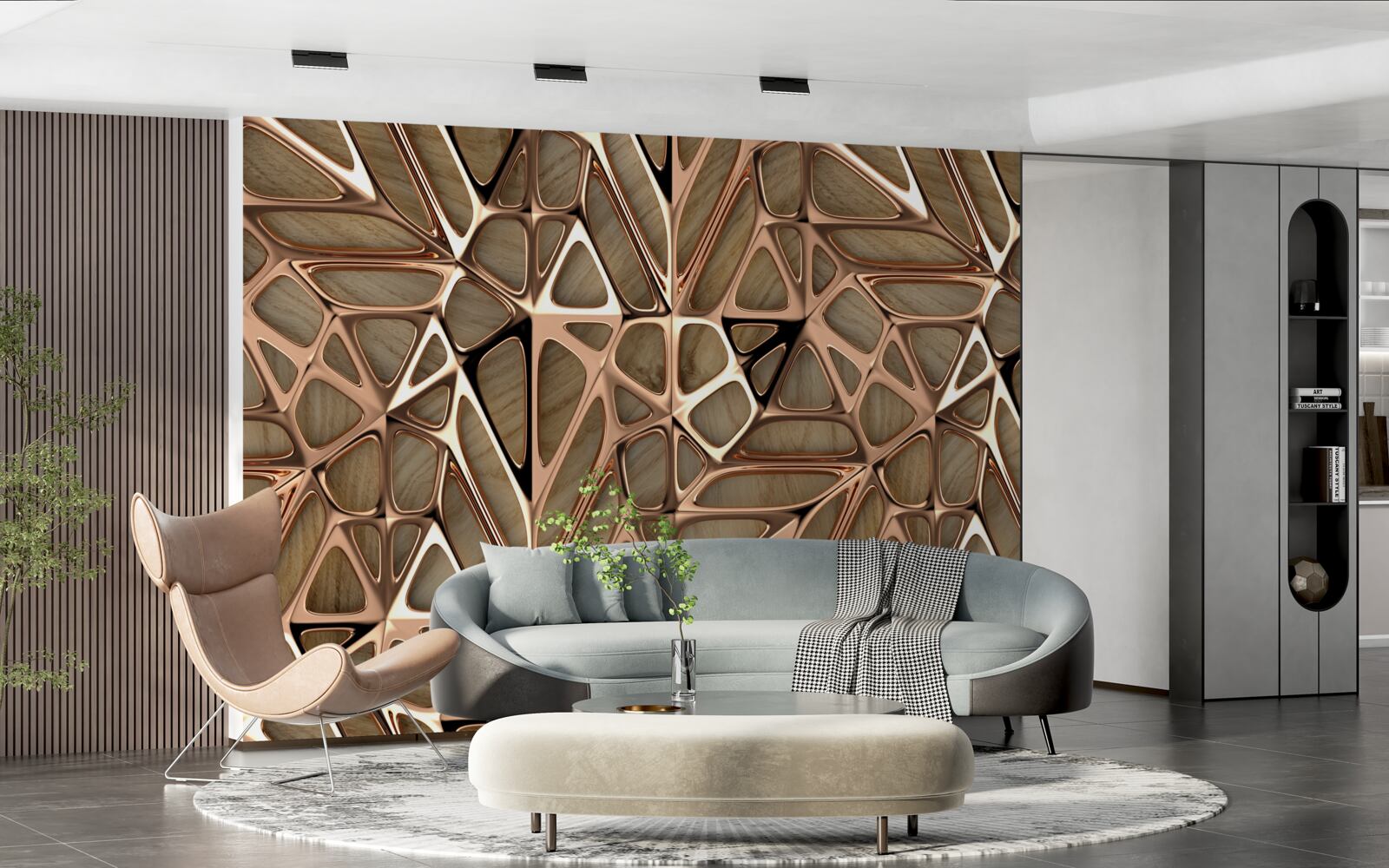 Fototapeta tekstura drewna i metalu