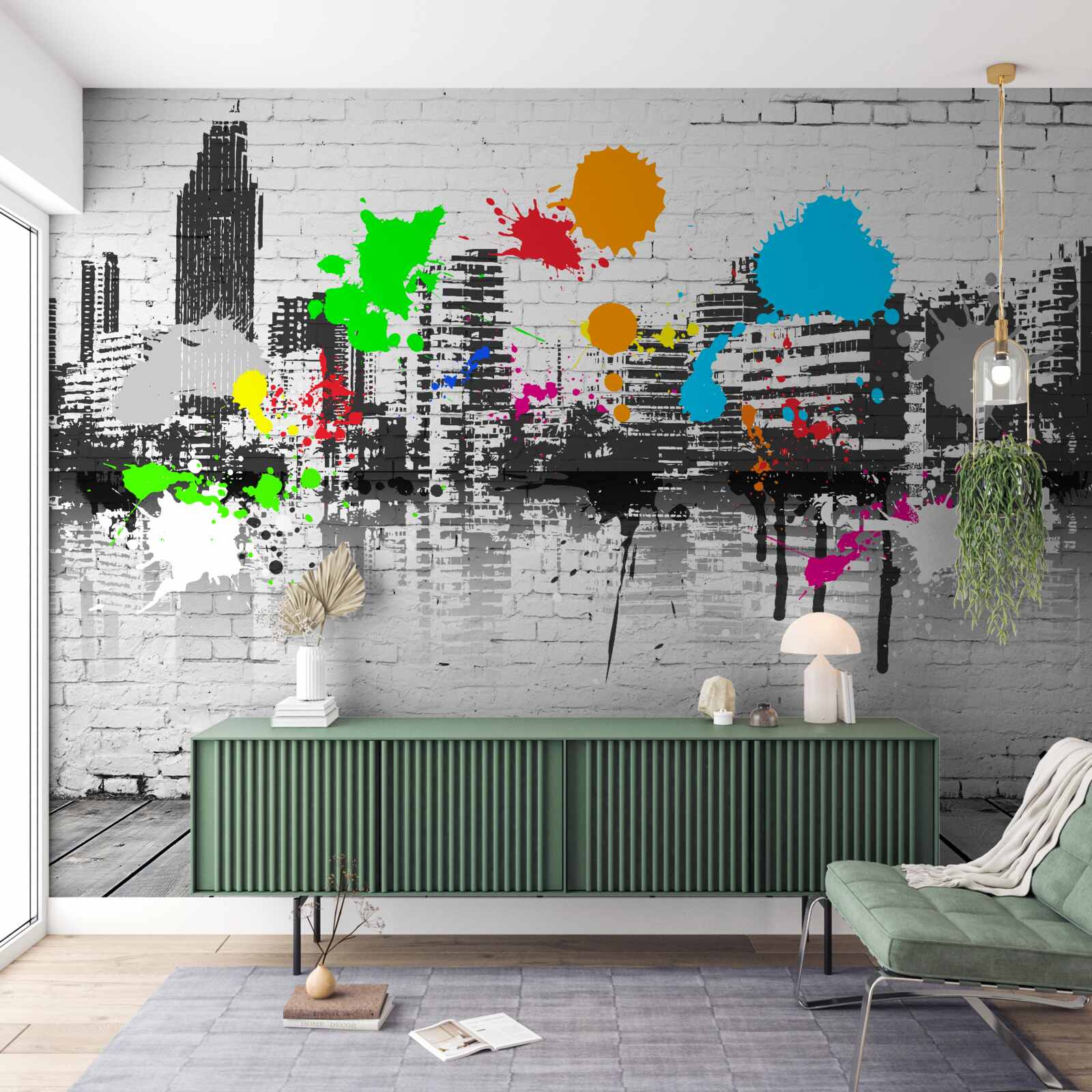 Fototapeta miejskie graffiti na ścianie