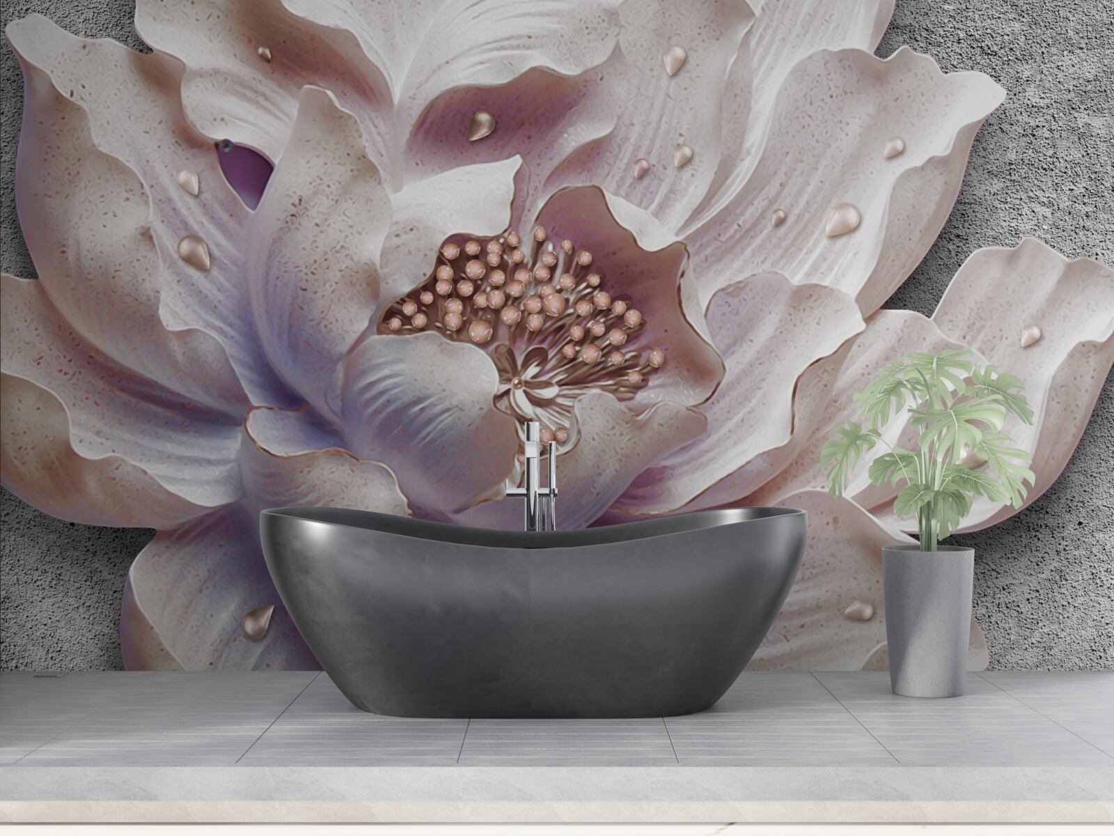 Fototapeta wyśmienity pąk piwonii