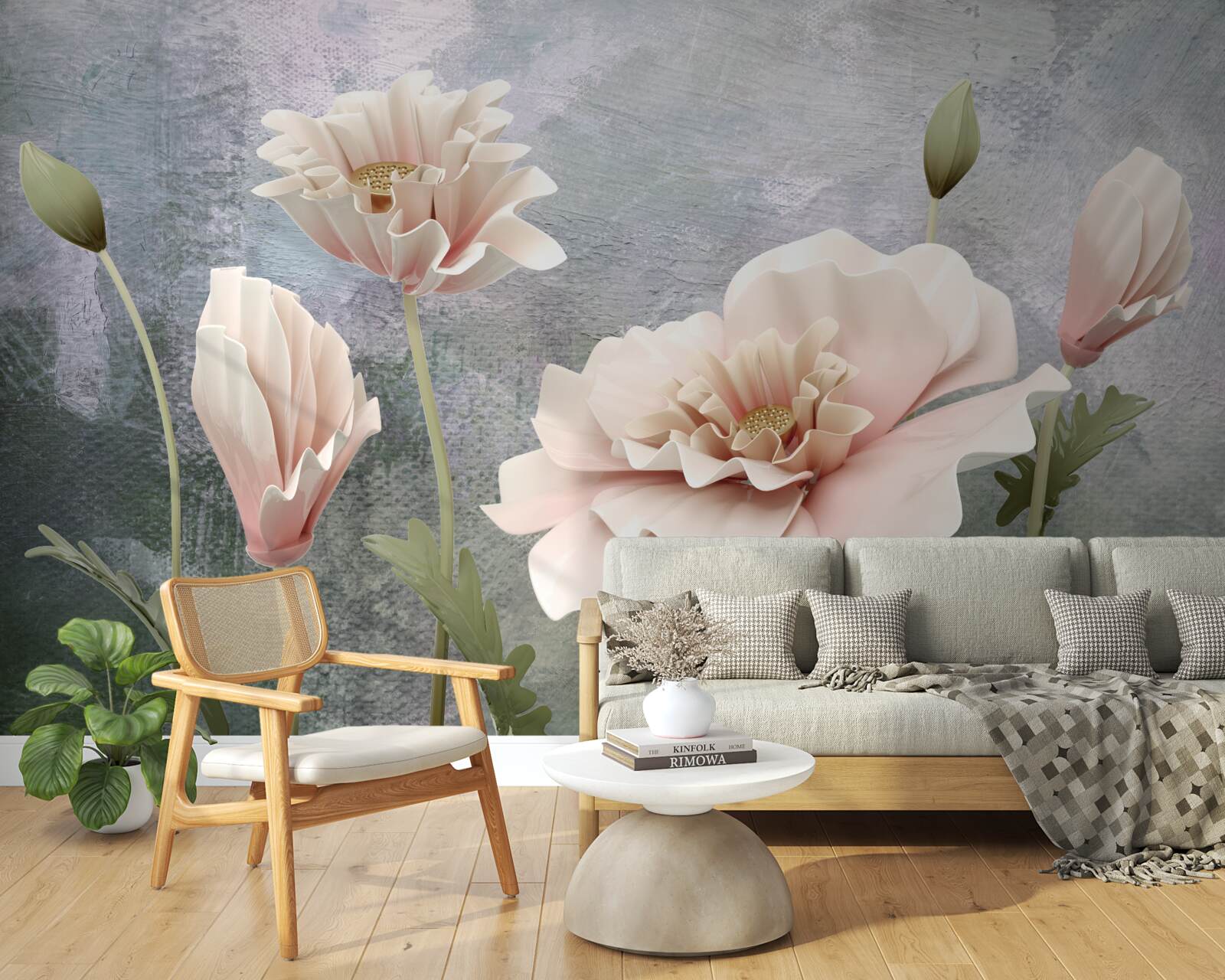 Fototapeta po nocy pąki kwitną