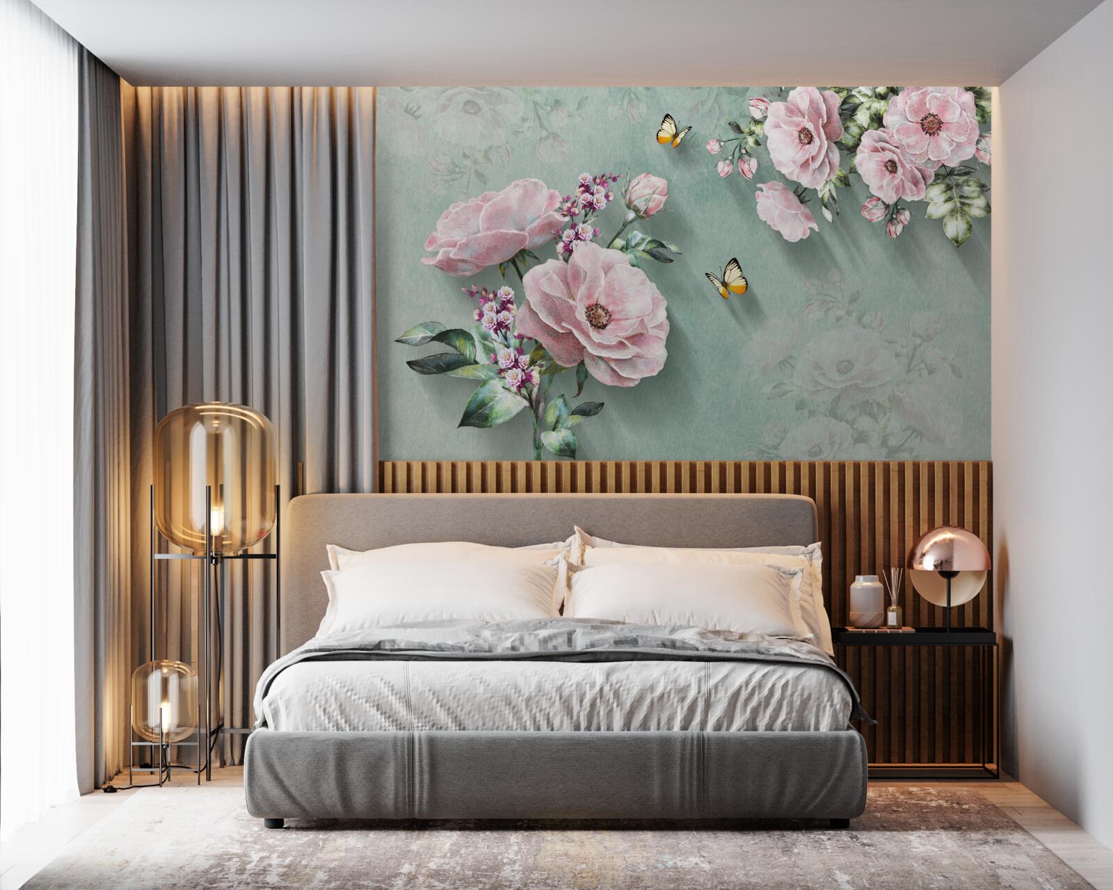 Fototapeta gałęzie wspaniałych kwiatów