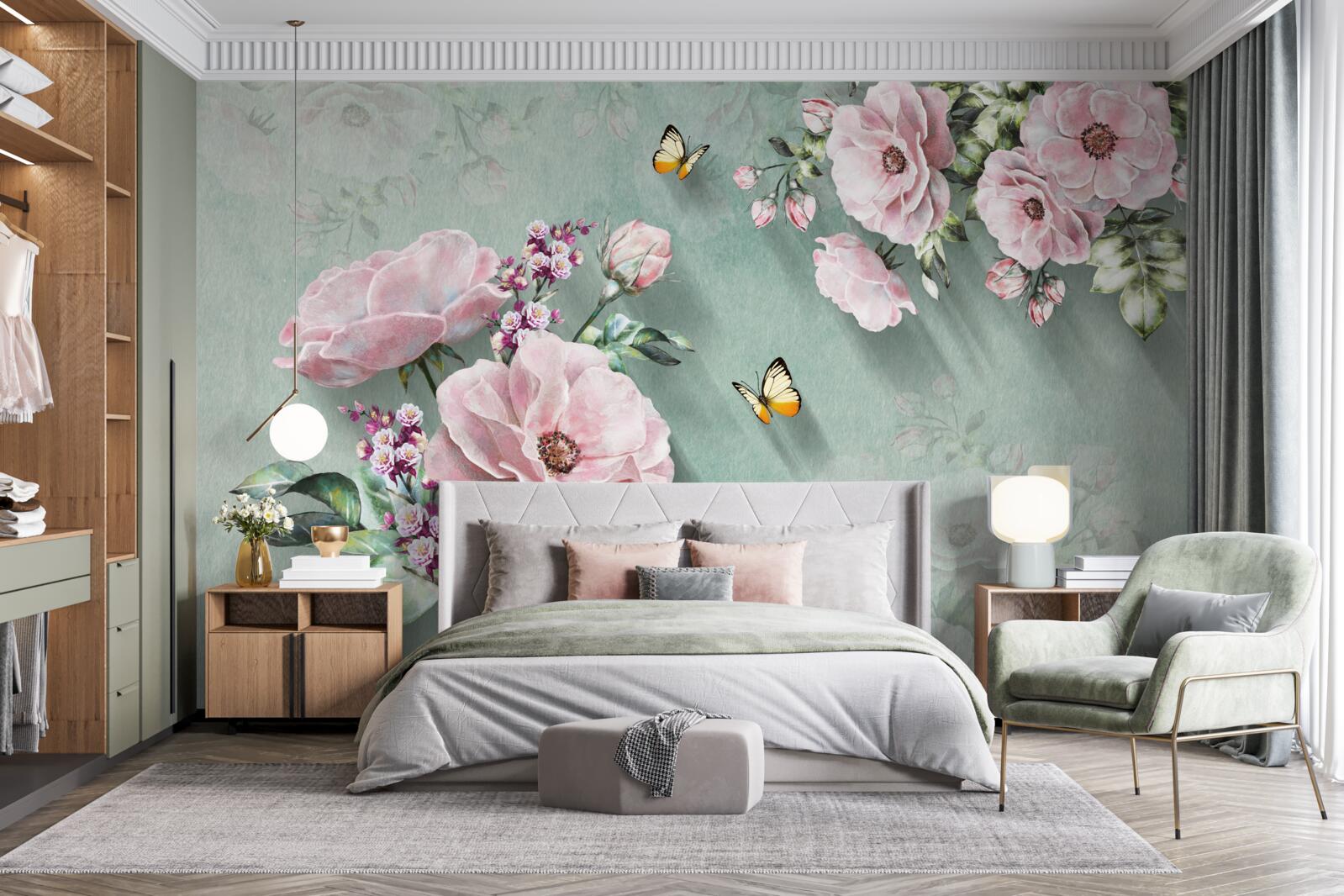 Fototapeta gałęzie wspaniałych kwiatów