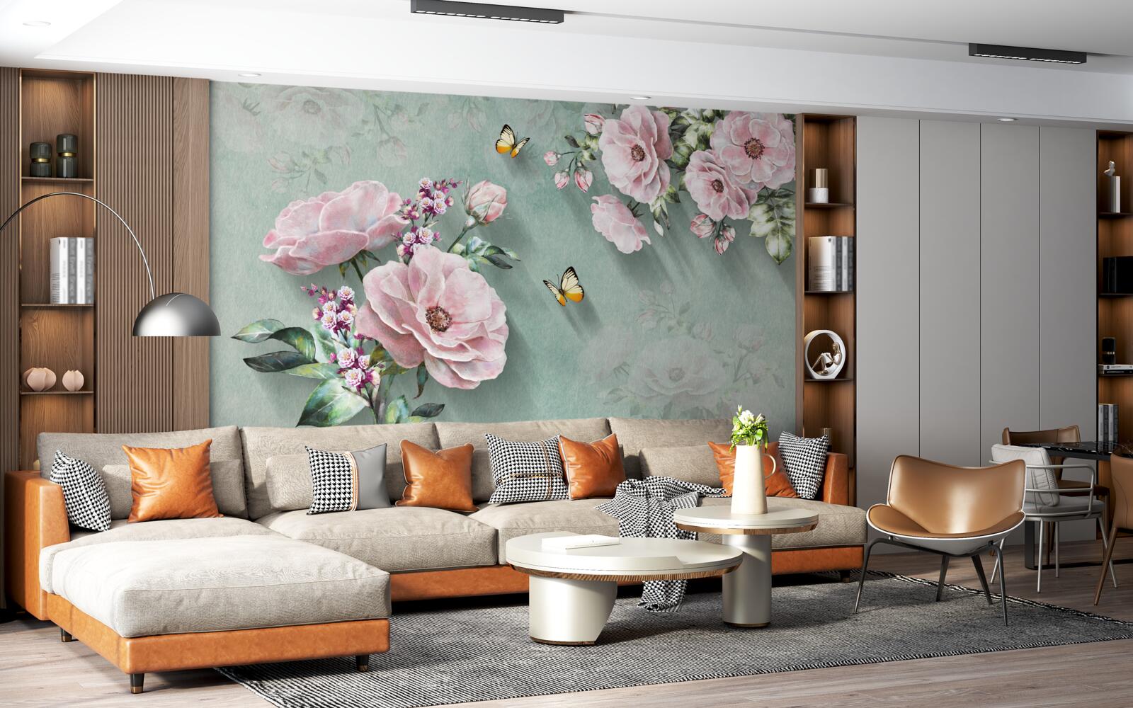 Fototapeta gałęzie wspaniałych kwiatów