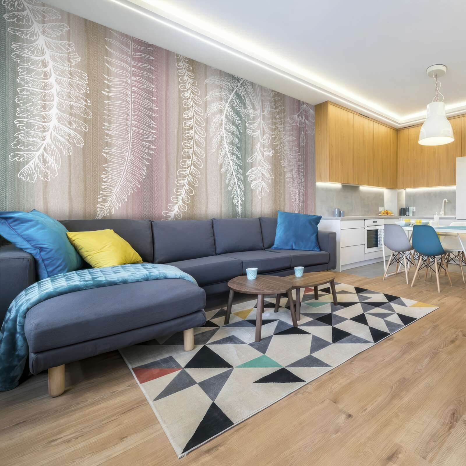 Fototapeta liście są białe z abstrakcyjnym wzorem