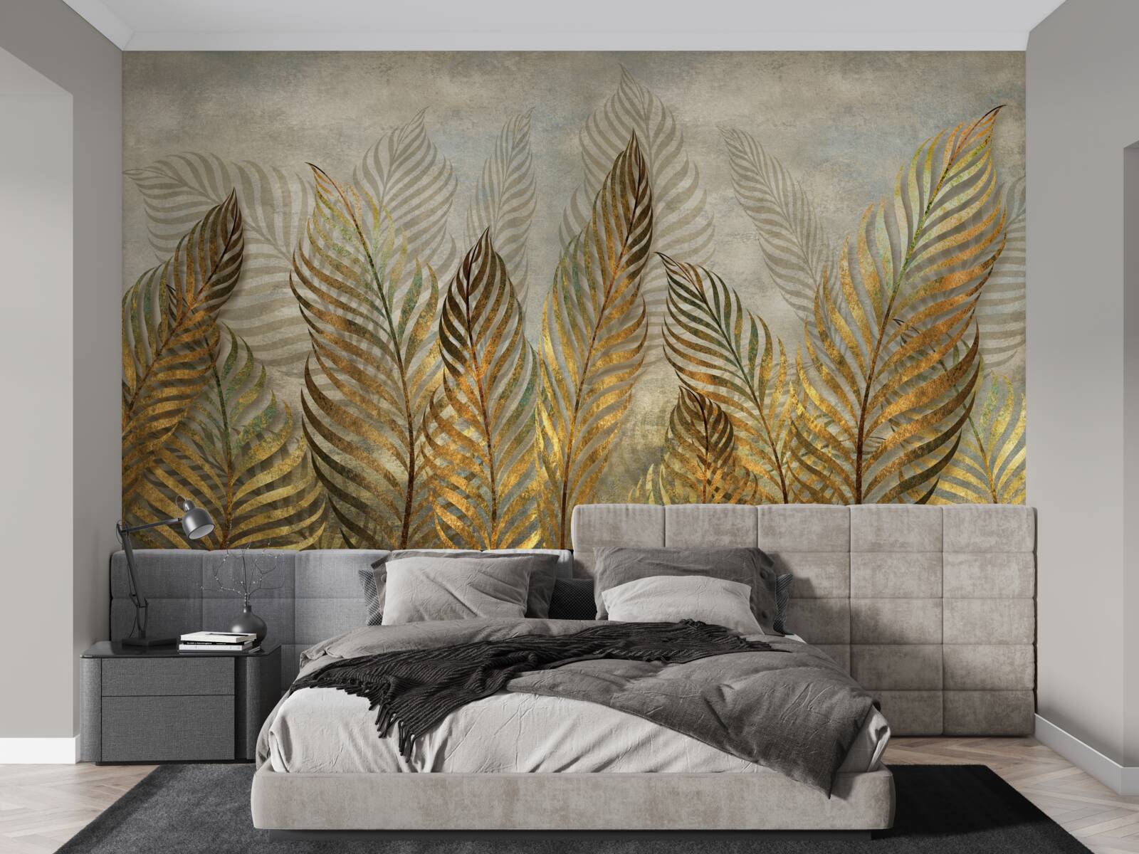 Fototapeta pełen wdzięku liście paproci