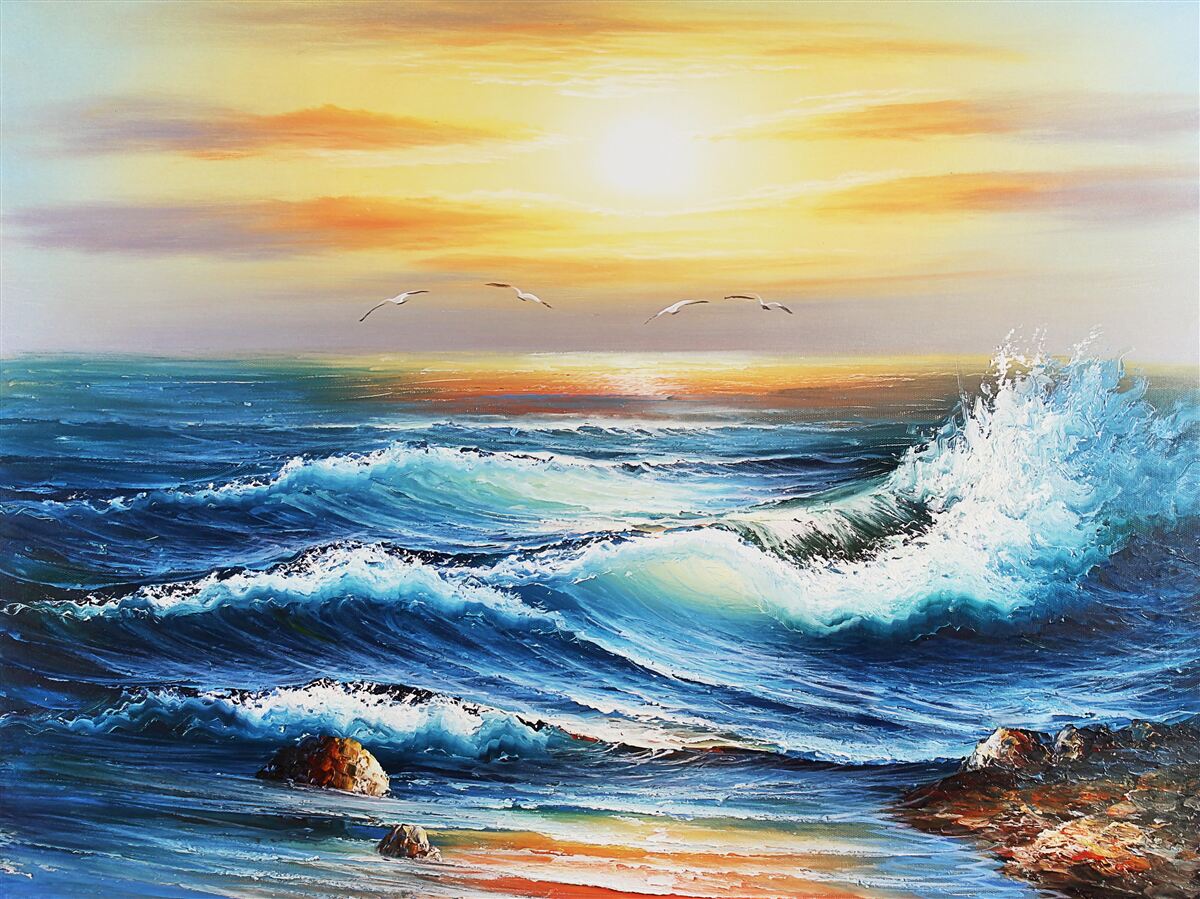 Fototapeta wściekłe fale oceanu