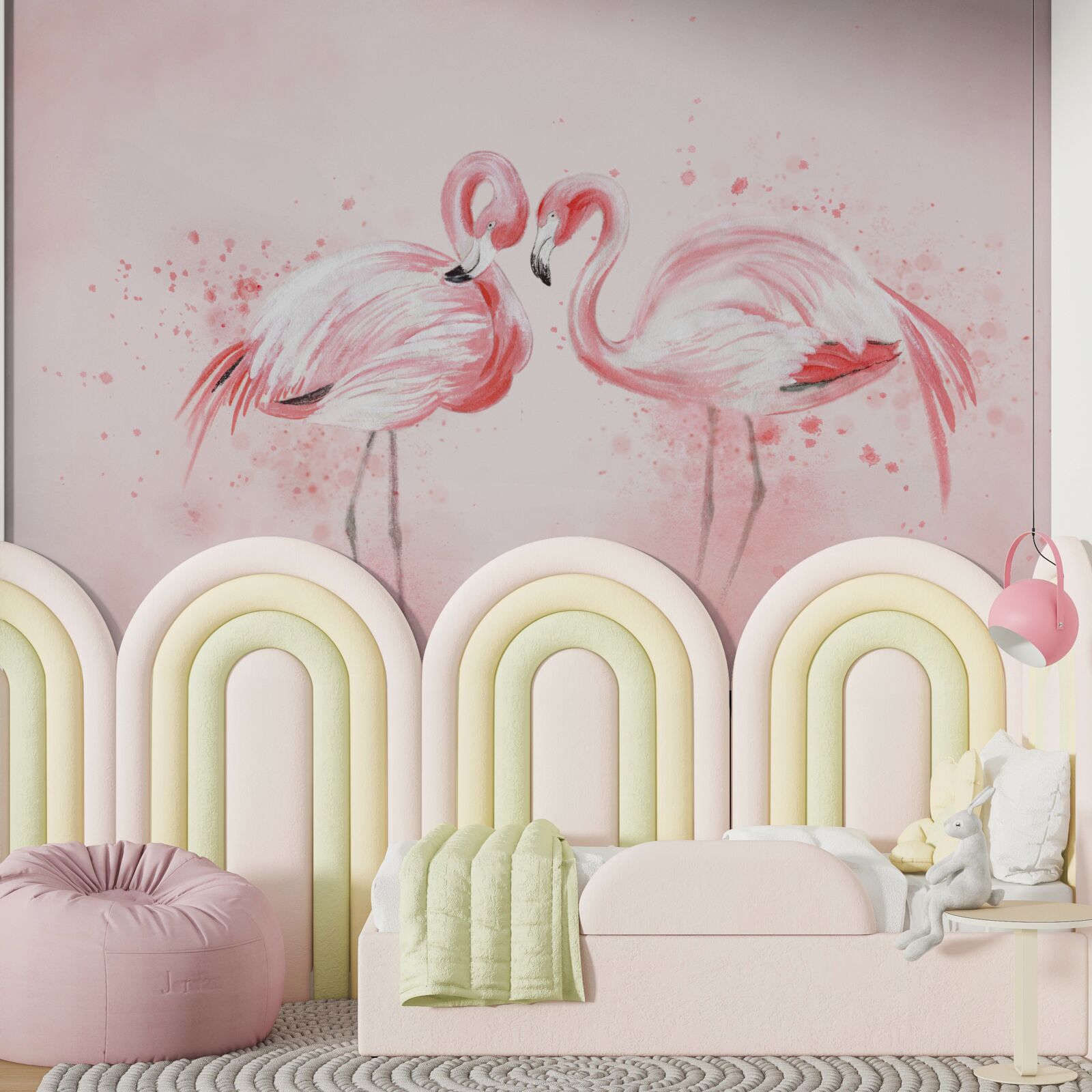 Fototapeta dwa flamingi