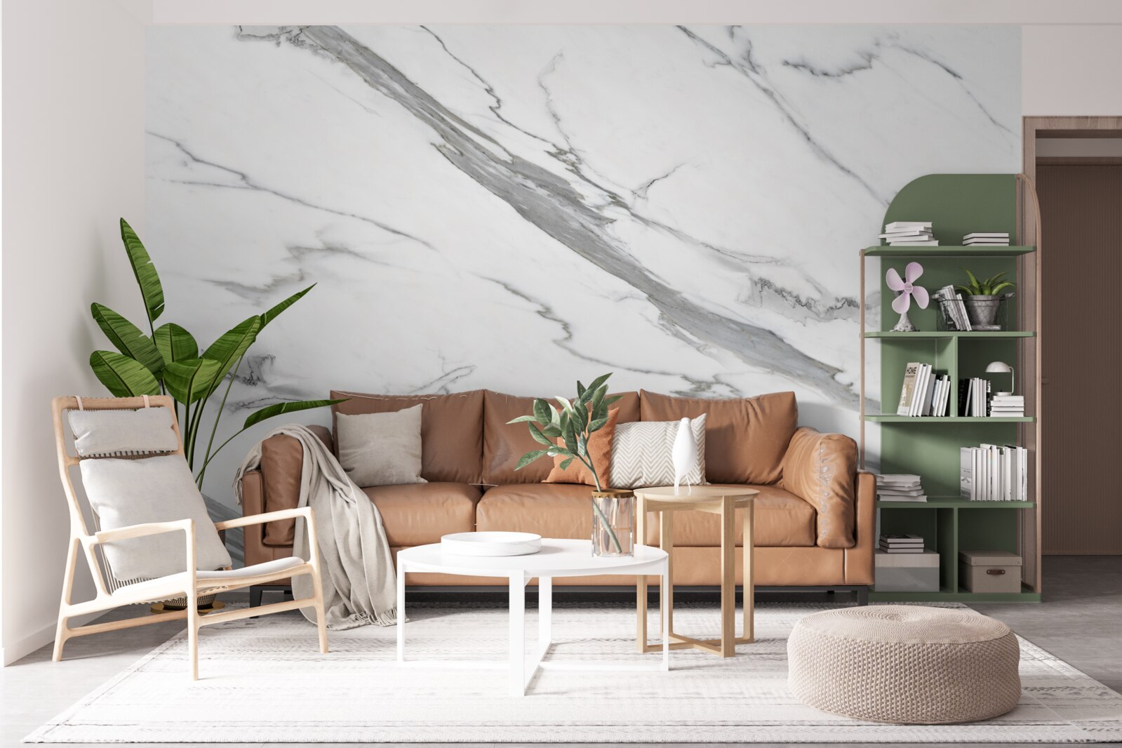 Fototapeta biały marmur z szarymi wzorami