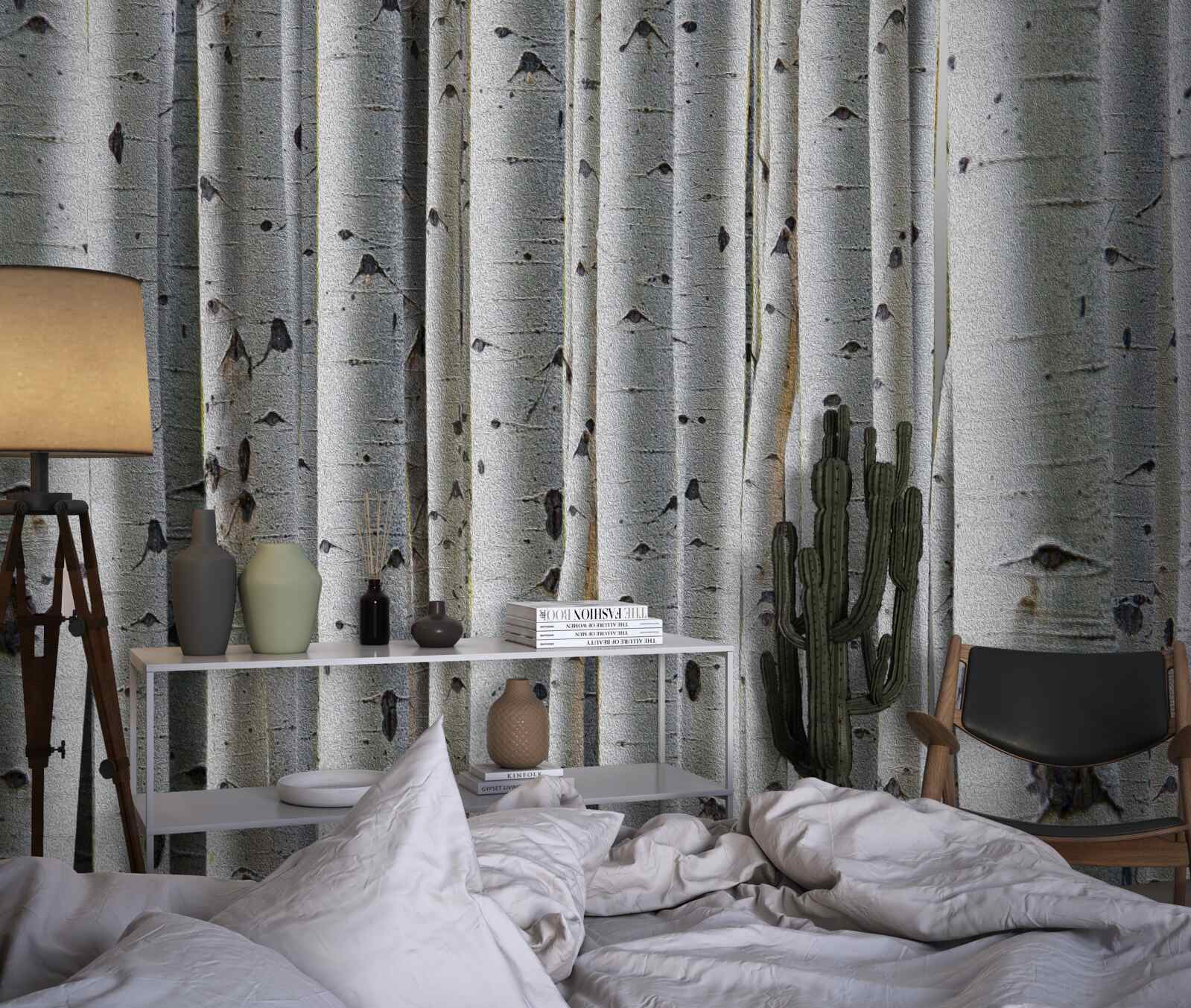 Fototapeta brzozowy las