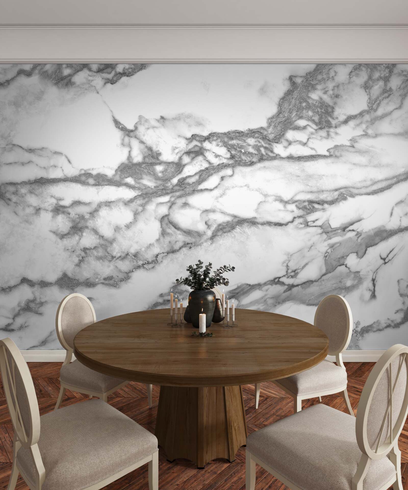 Fototapeta szary marmur z cząsteczkami pyłu