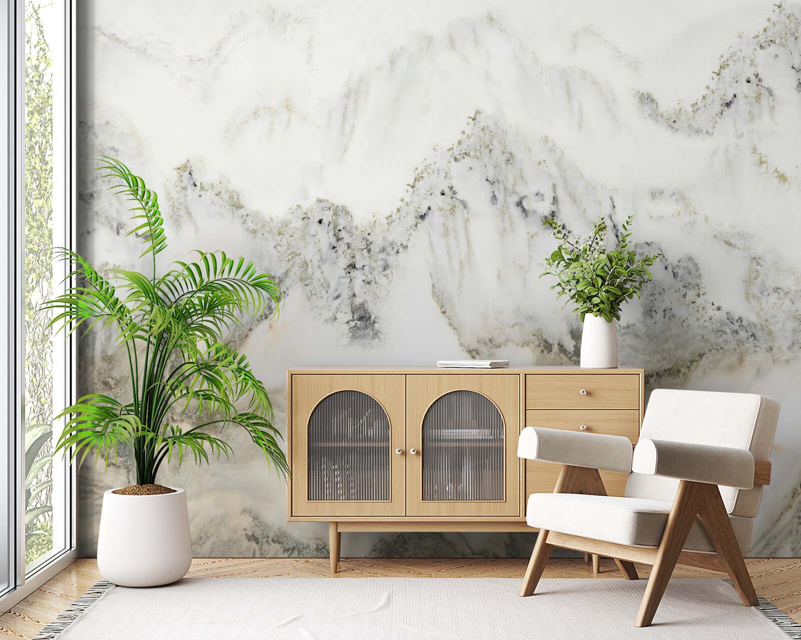 Fototapeta opady deszczu w ogrodzie japońskim